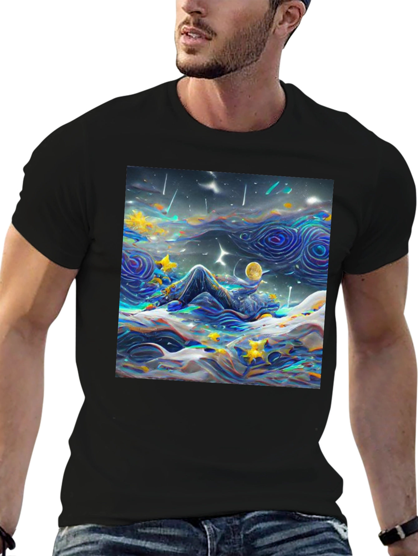 Starry Night Dreamscape T-Shirt