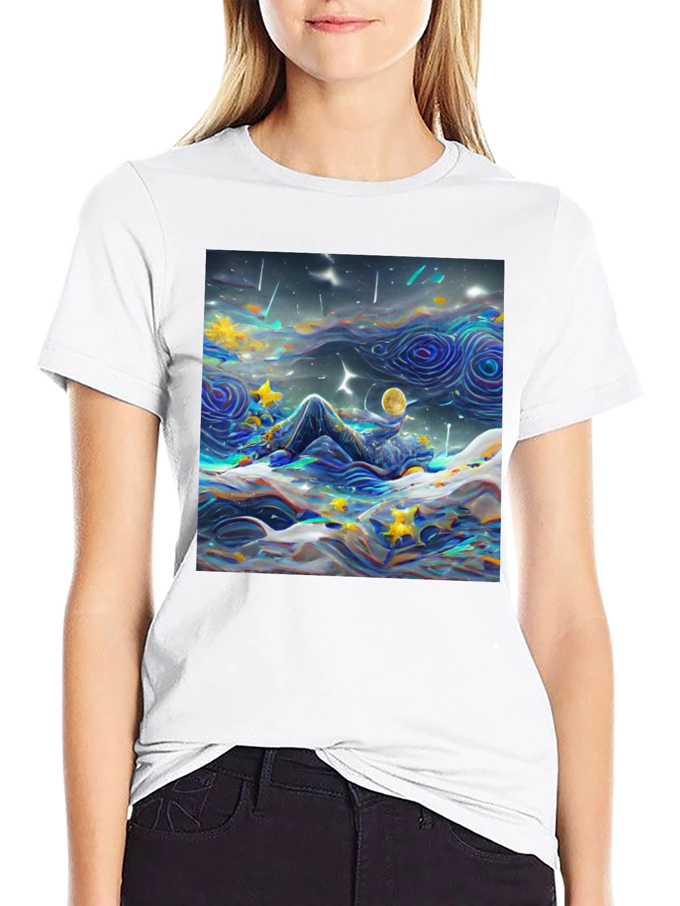 Starry Night Dreamscape T-Shirt