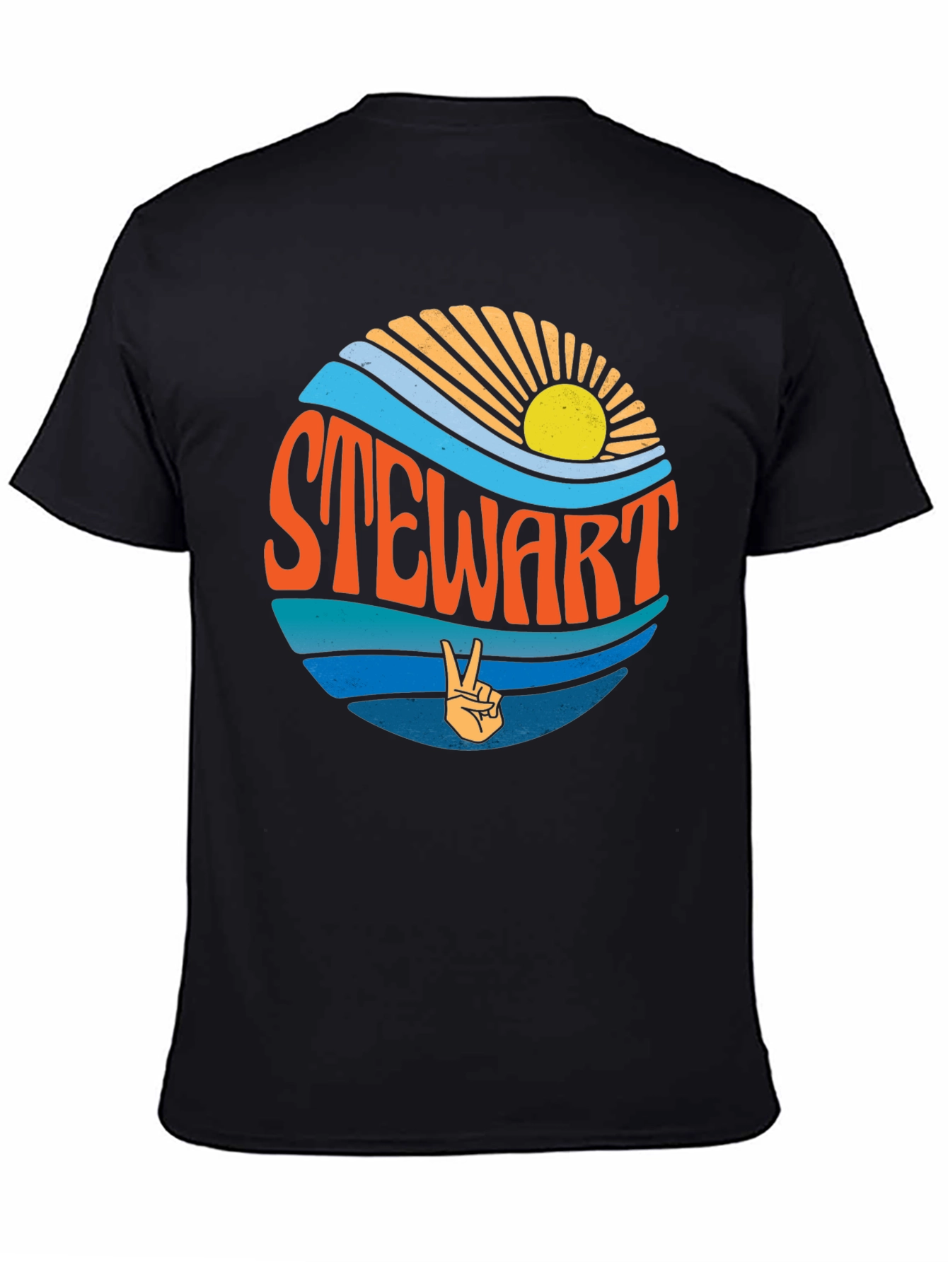 Stewart Retro T-Shirt - Groovy 70s Style