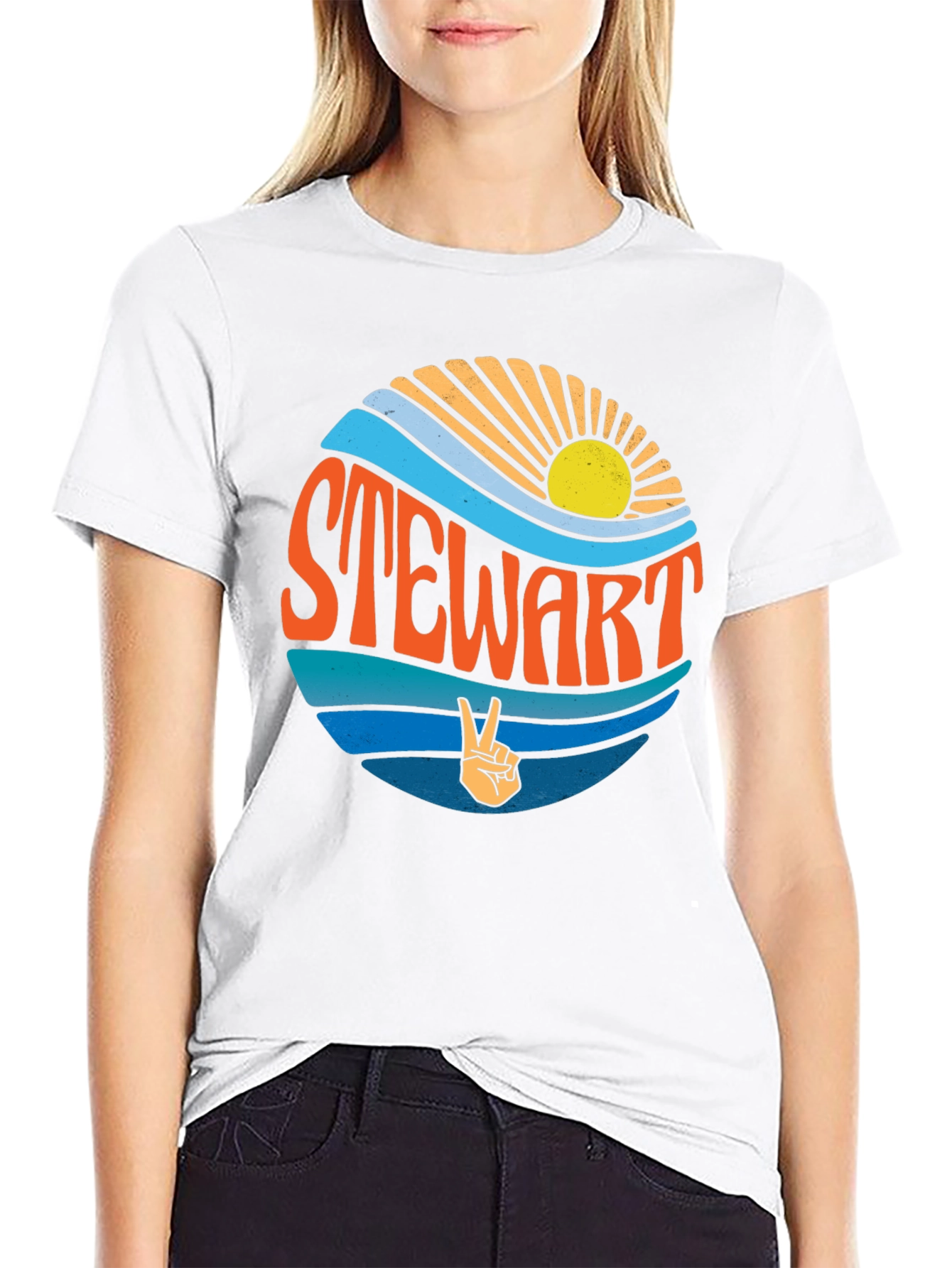Stewart Retro T-Shirt - Groovy 70s Style
