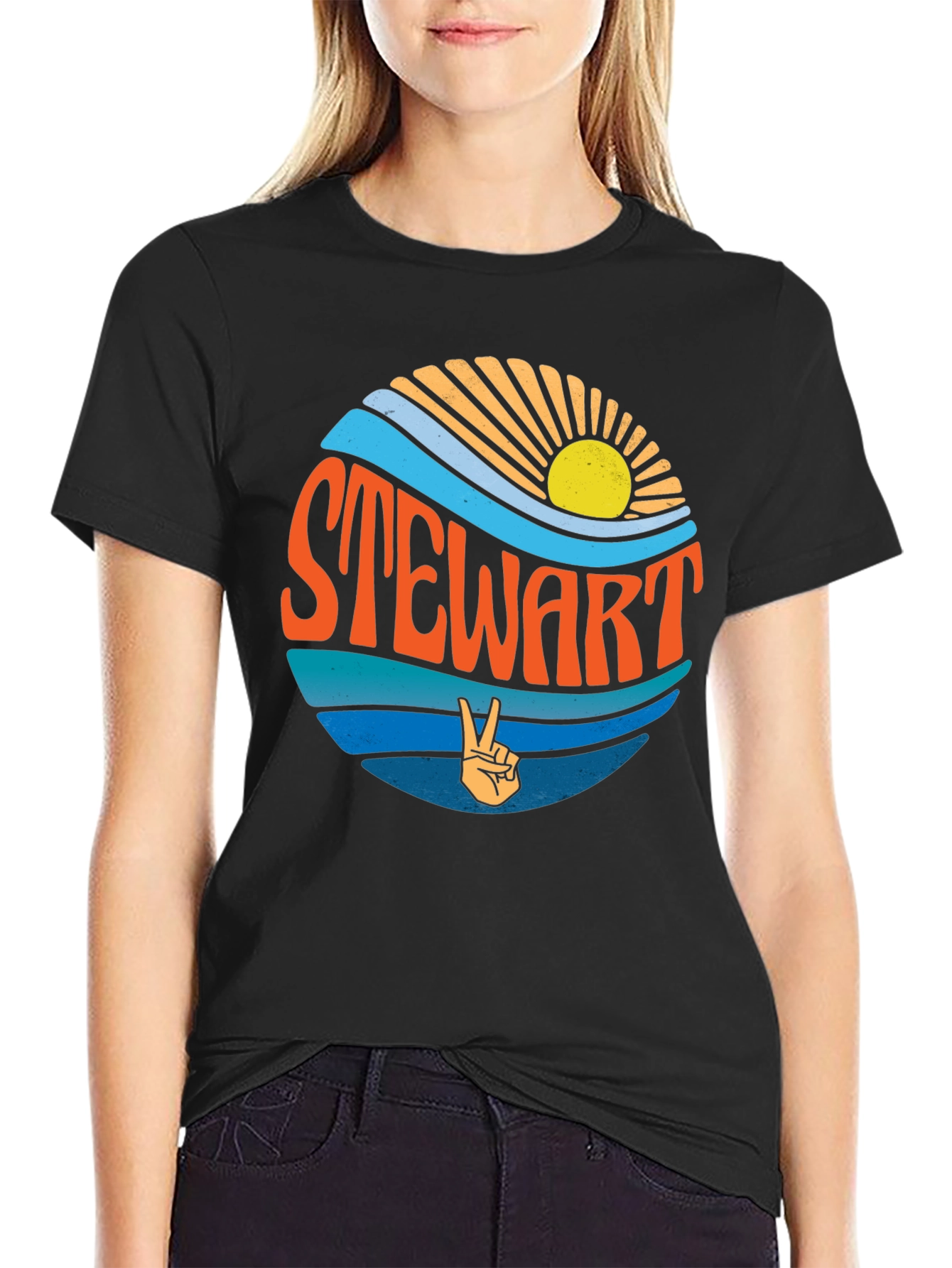 Stewart Retro T-Shirt - Groovy 70s Style