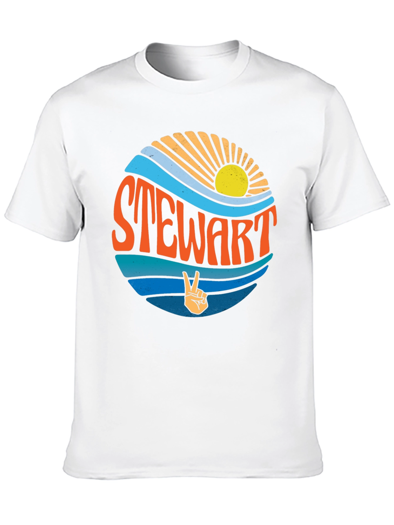 Stewart Retro T-Shirt - Groovy 70s Style