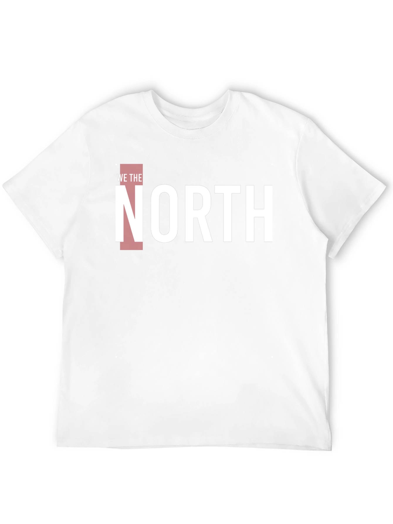We The North T-Shirt - Black Cotton Blend