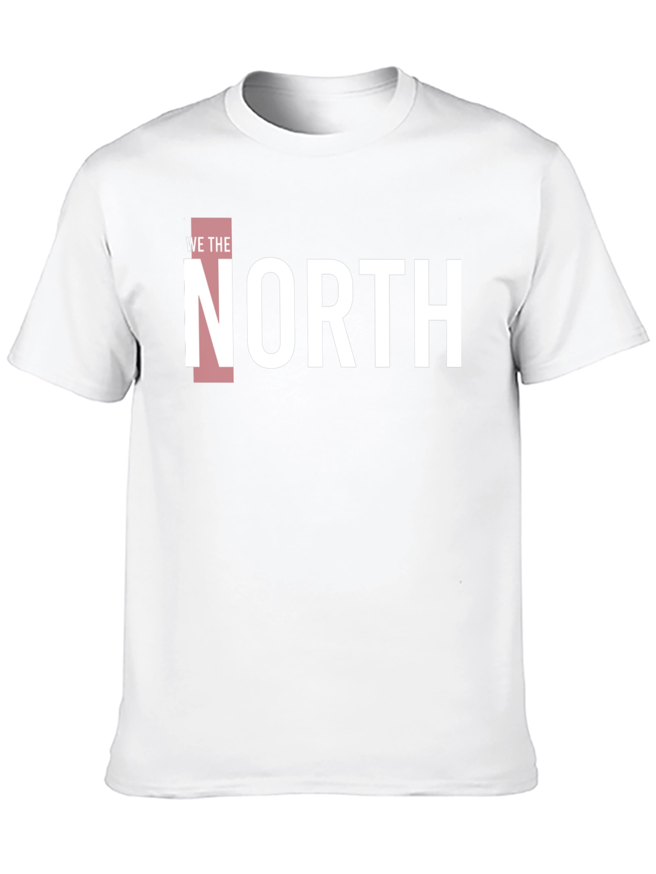 We The North T-Shirt - Black Cotton Blend
