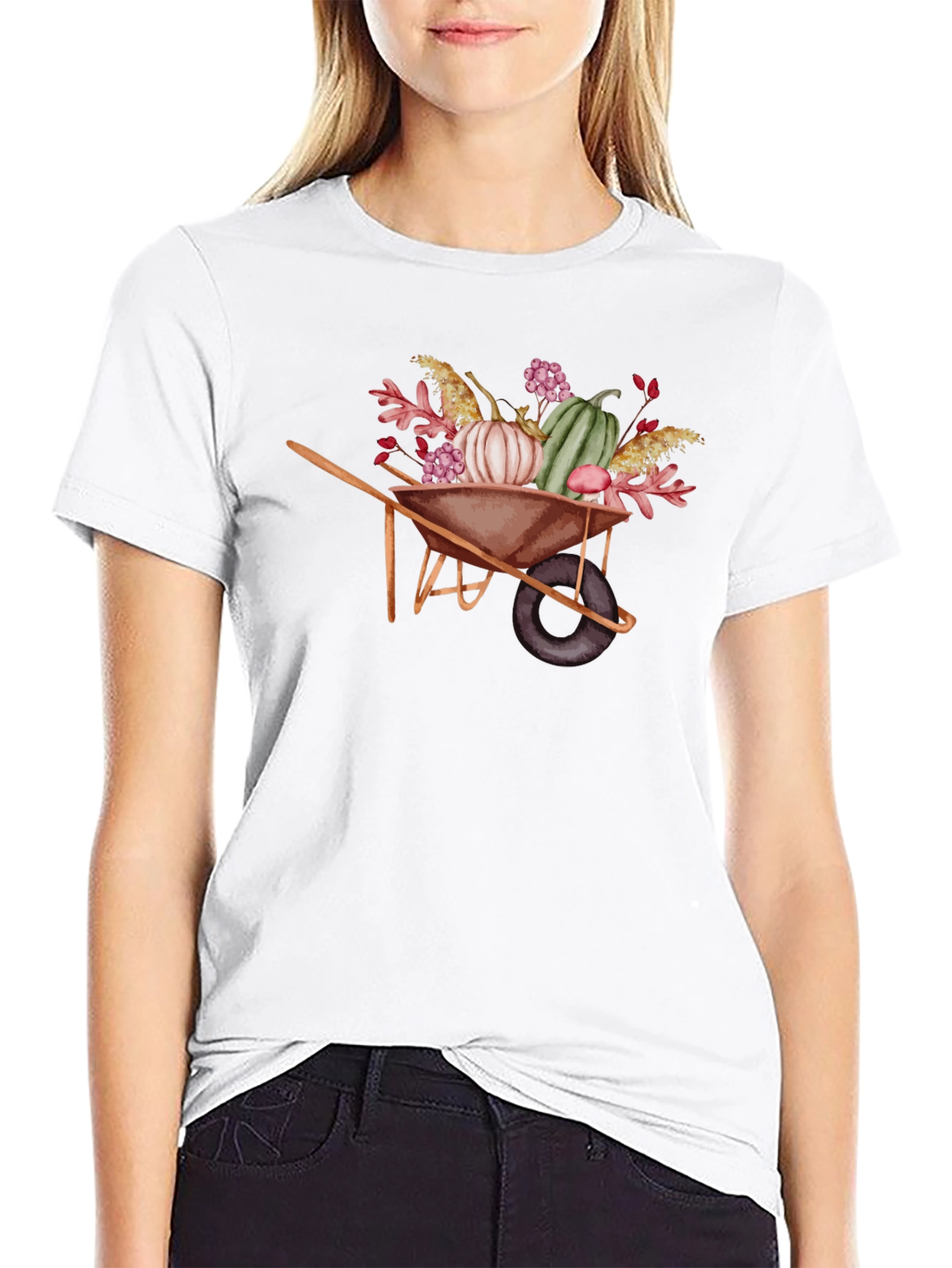 Wheelbarrow Harvest Graphic Tee