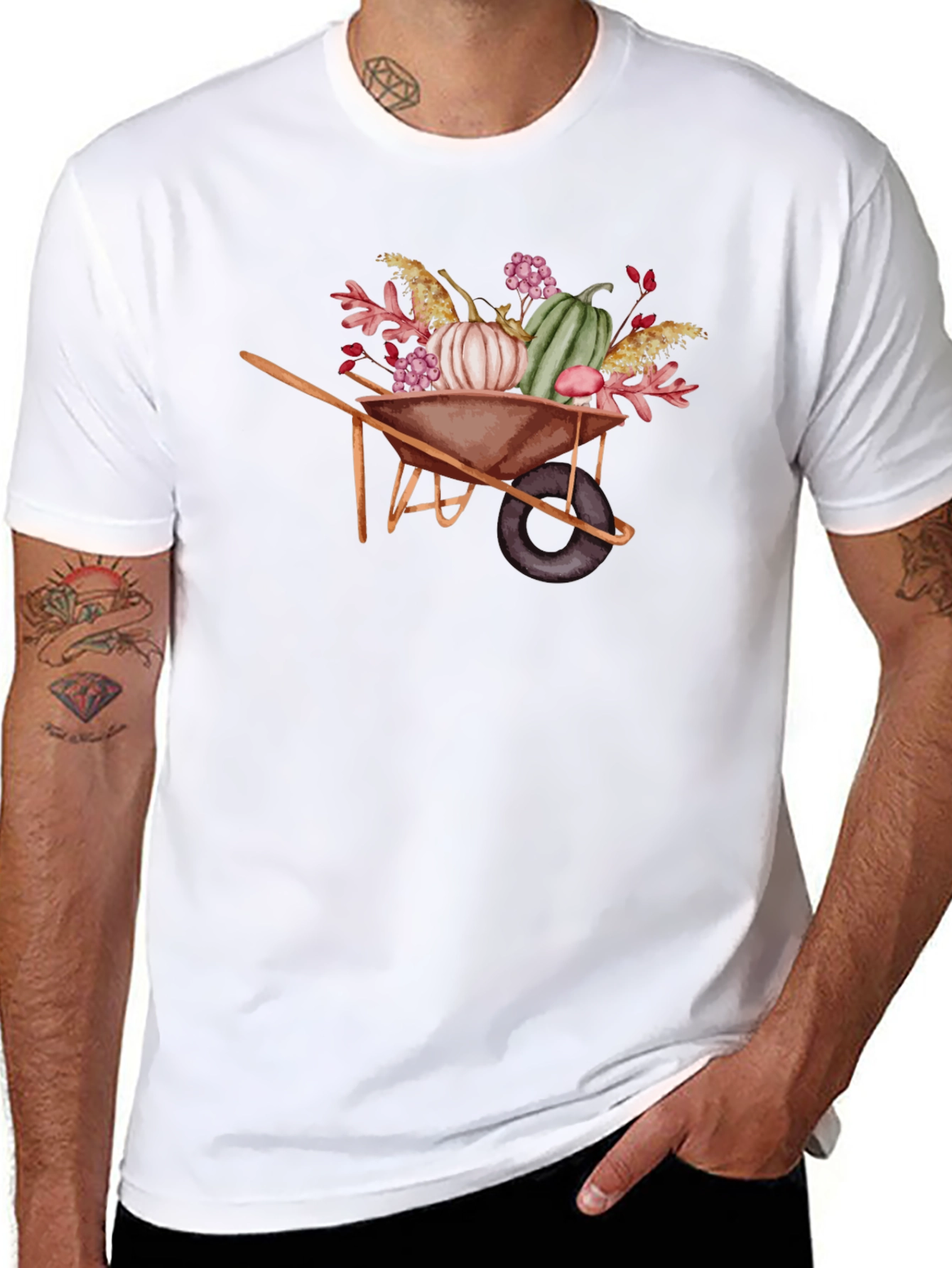 Wheelbarrow Harvest Graphic Tee