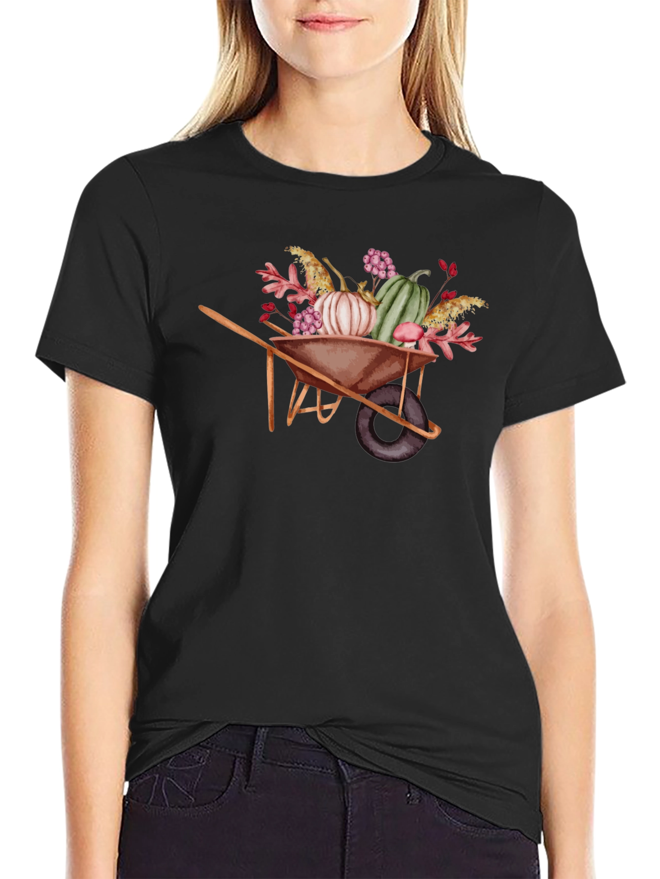 Wheelbarrow Harvest Graphic Tee