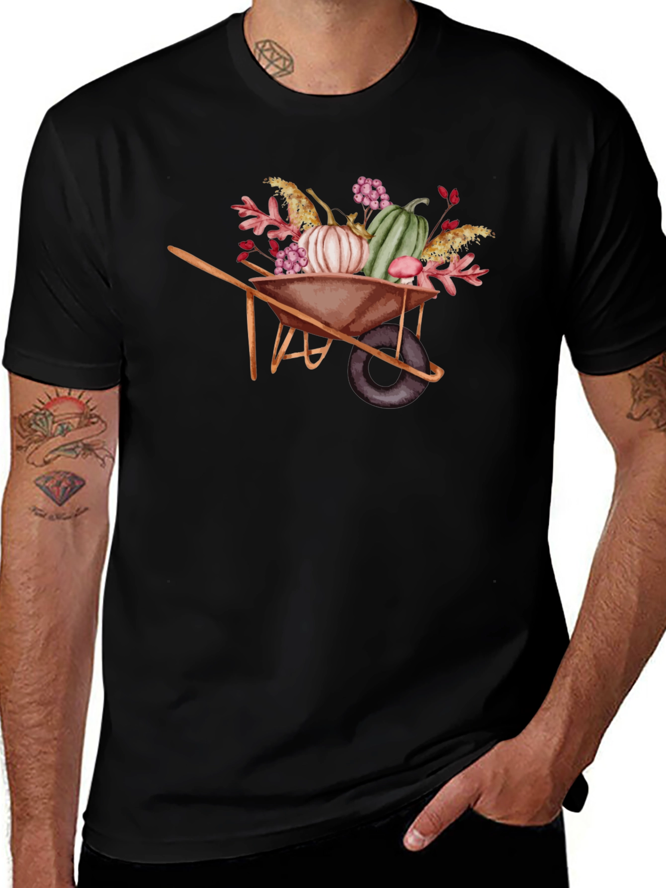 Wheelbarrow Harvest Graphic Tee