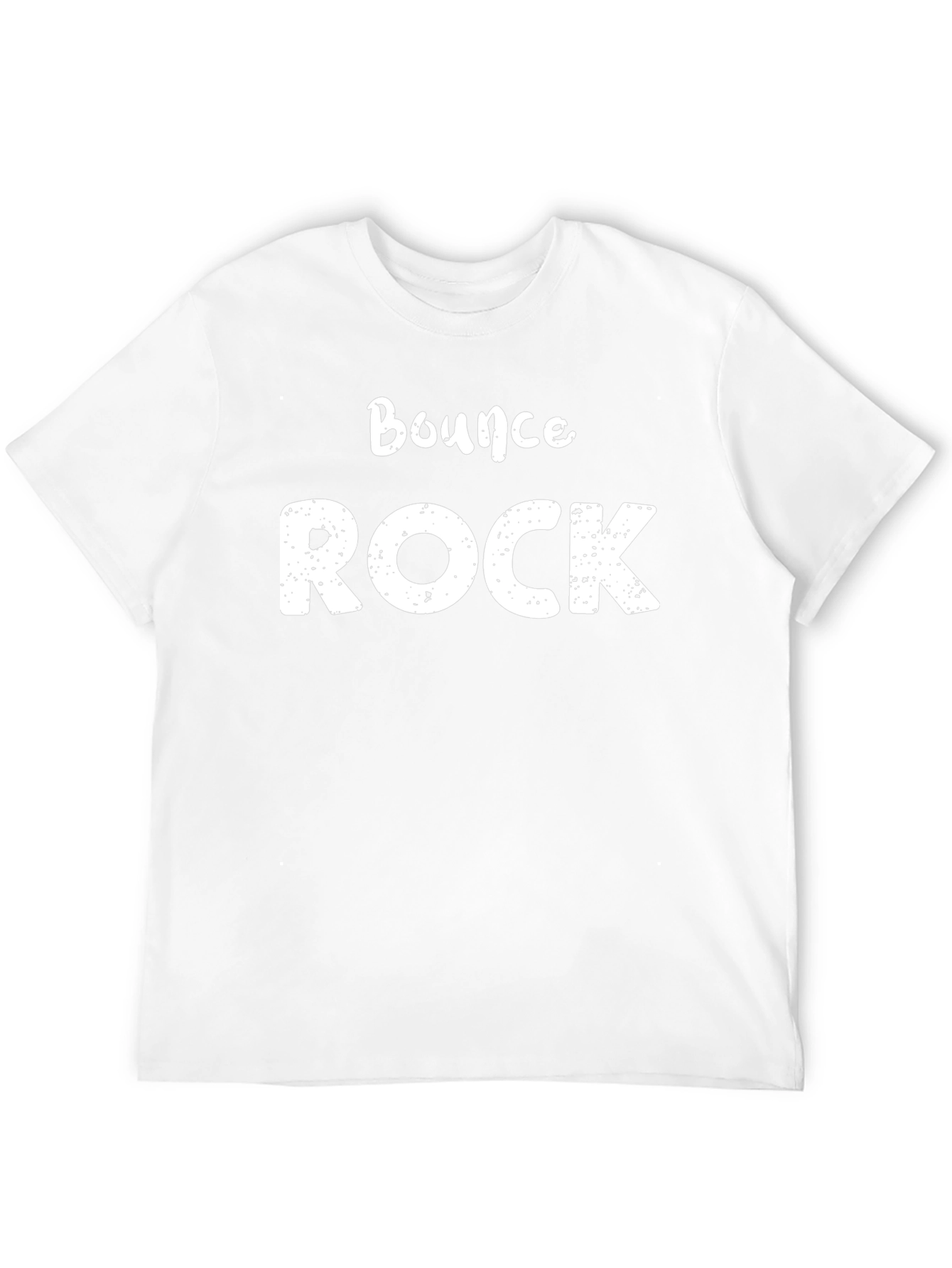 Bounce Rock Graphic Tee - Stylish Mens Black T-Shirt