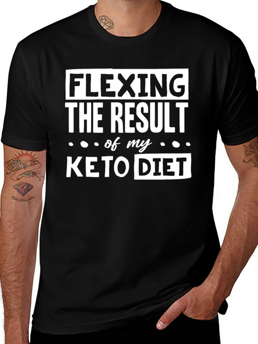 Keto Diet Result Flexing T-Shirt