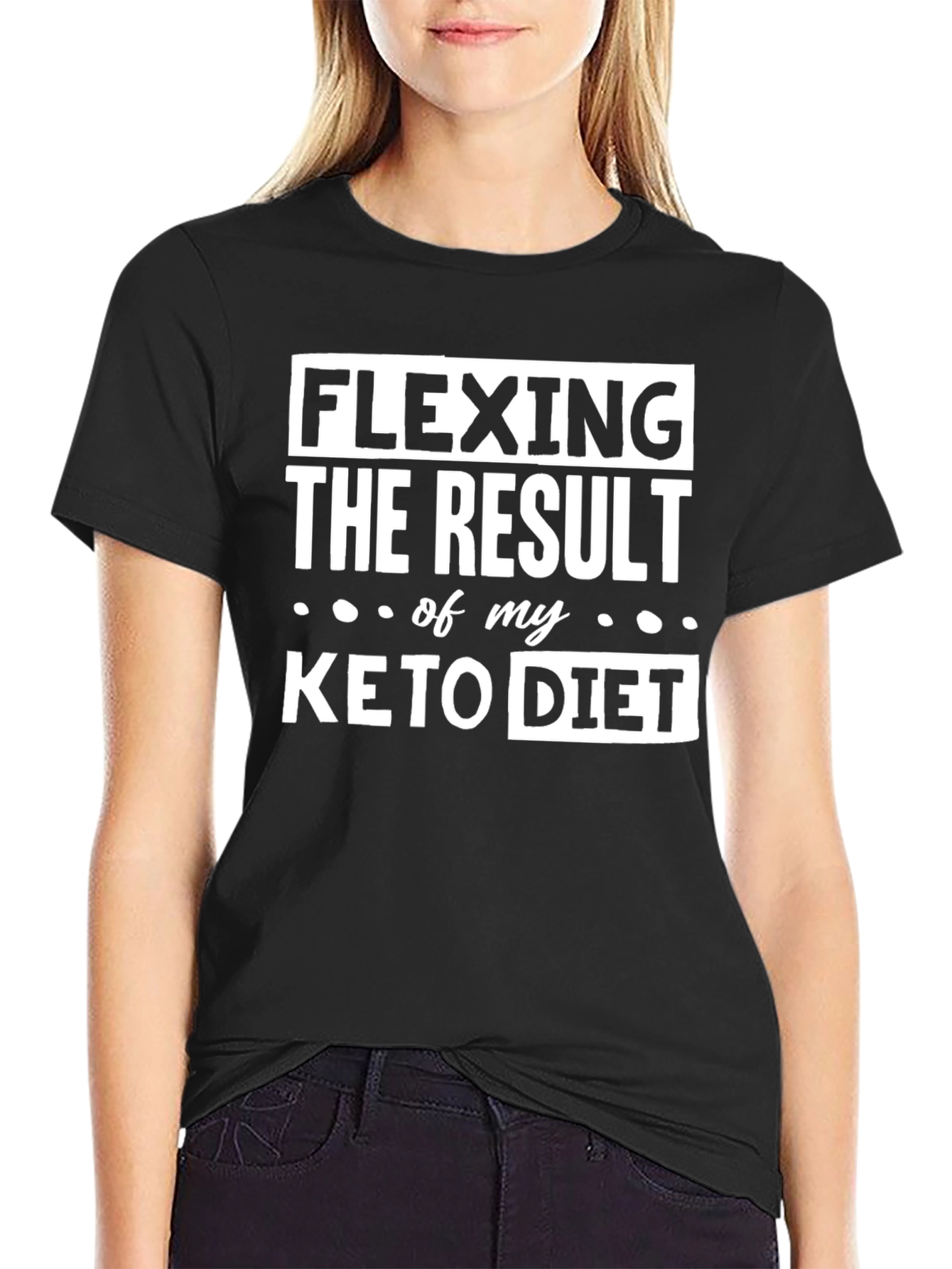 Keto Diet Result Flexing T-Shirt