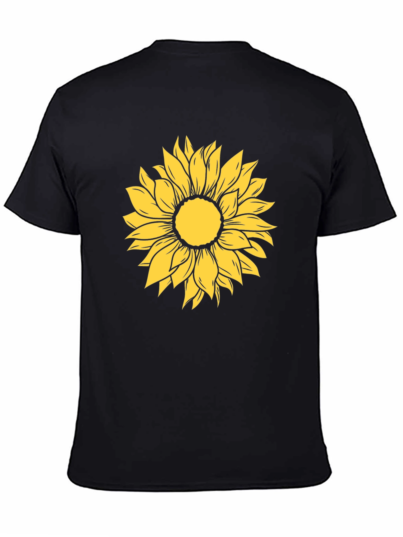Sunflower Graphic Tee - Black Casual Shirt