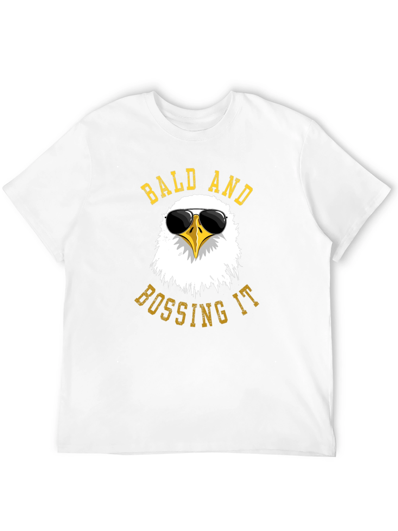 Bald and Bossing It Eagle Graphic Tee