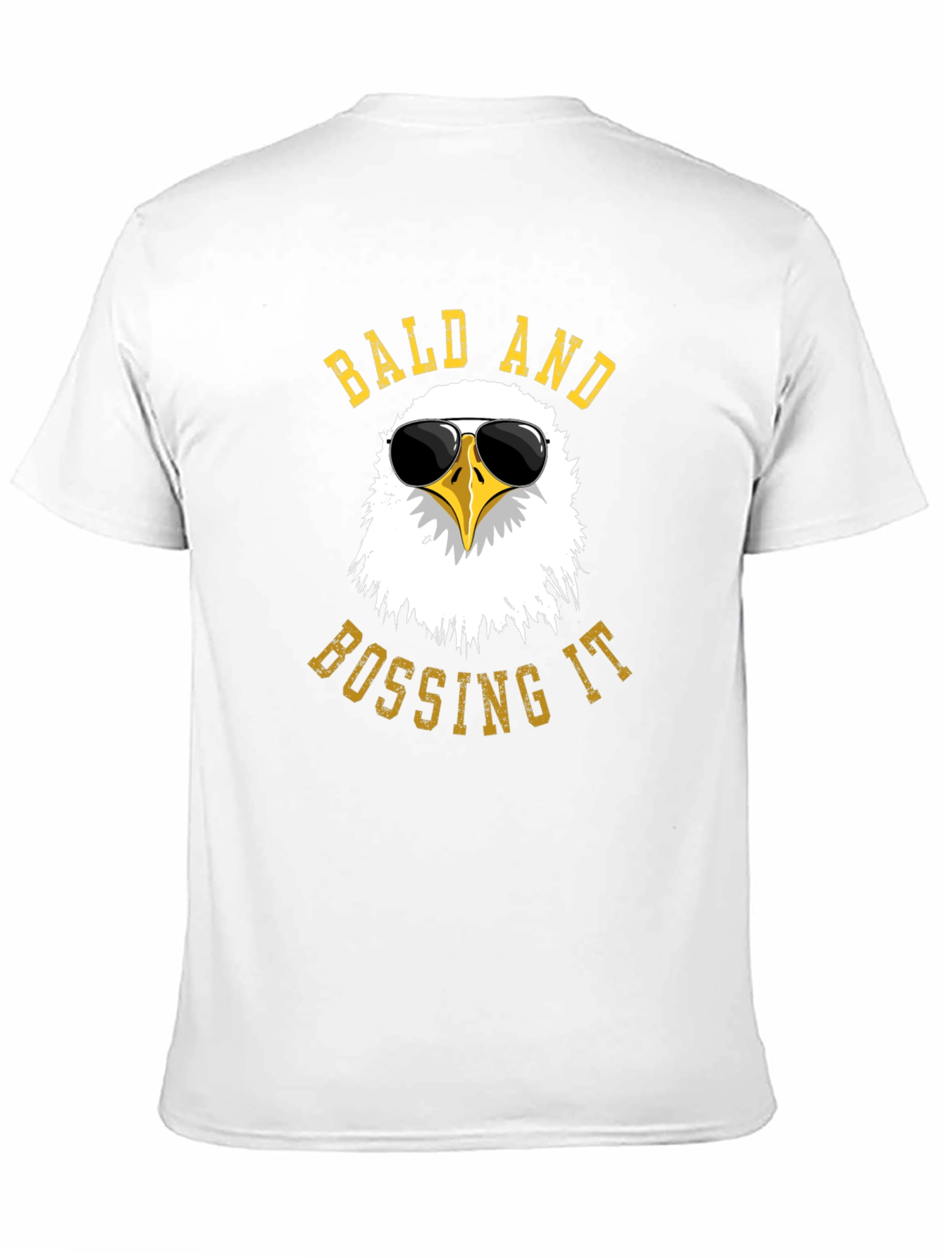 Bald and Bossing It Eagle Graphic Tee