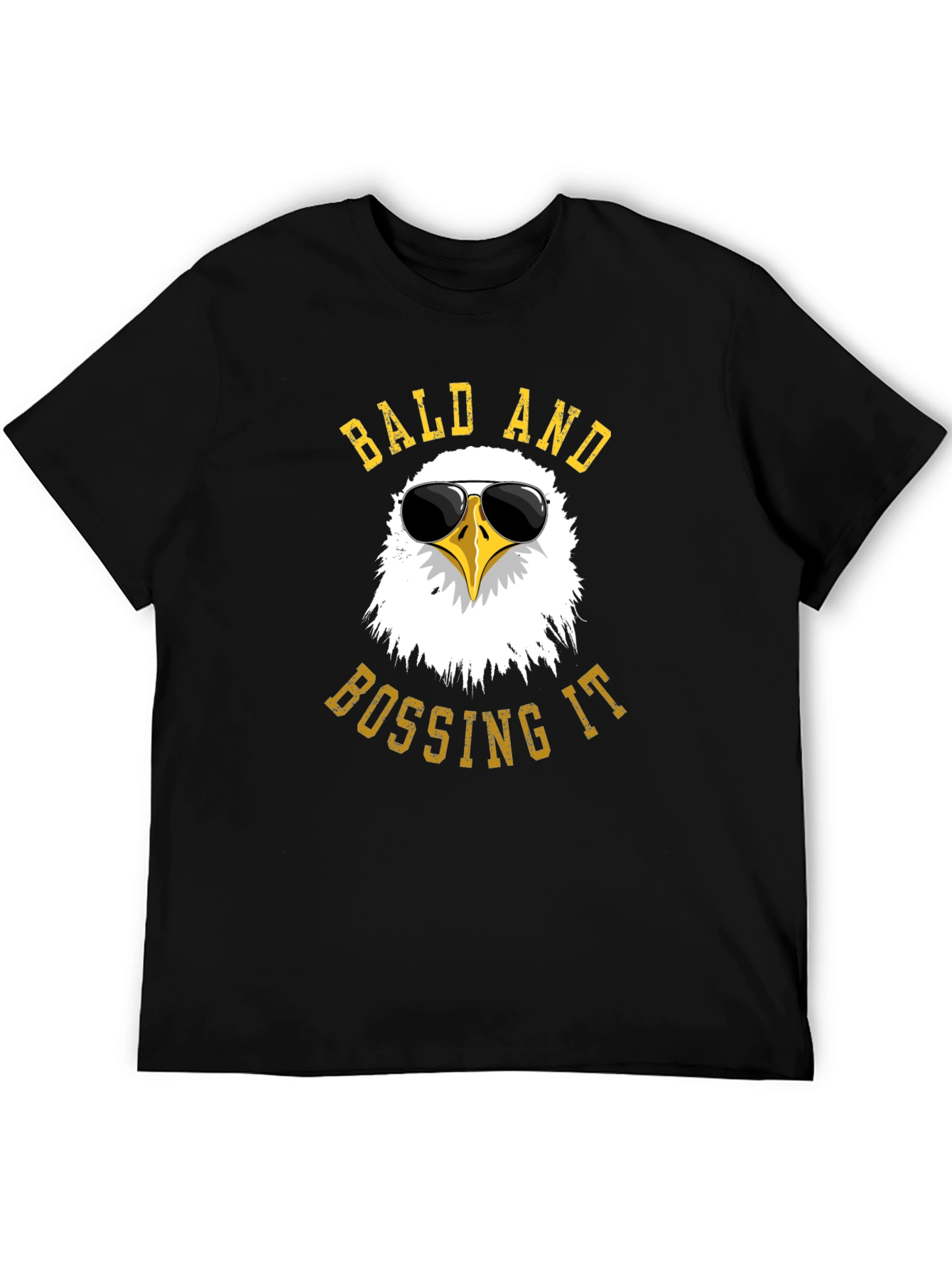 Bald and Bossing It Eagle Graphic Tee