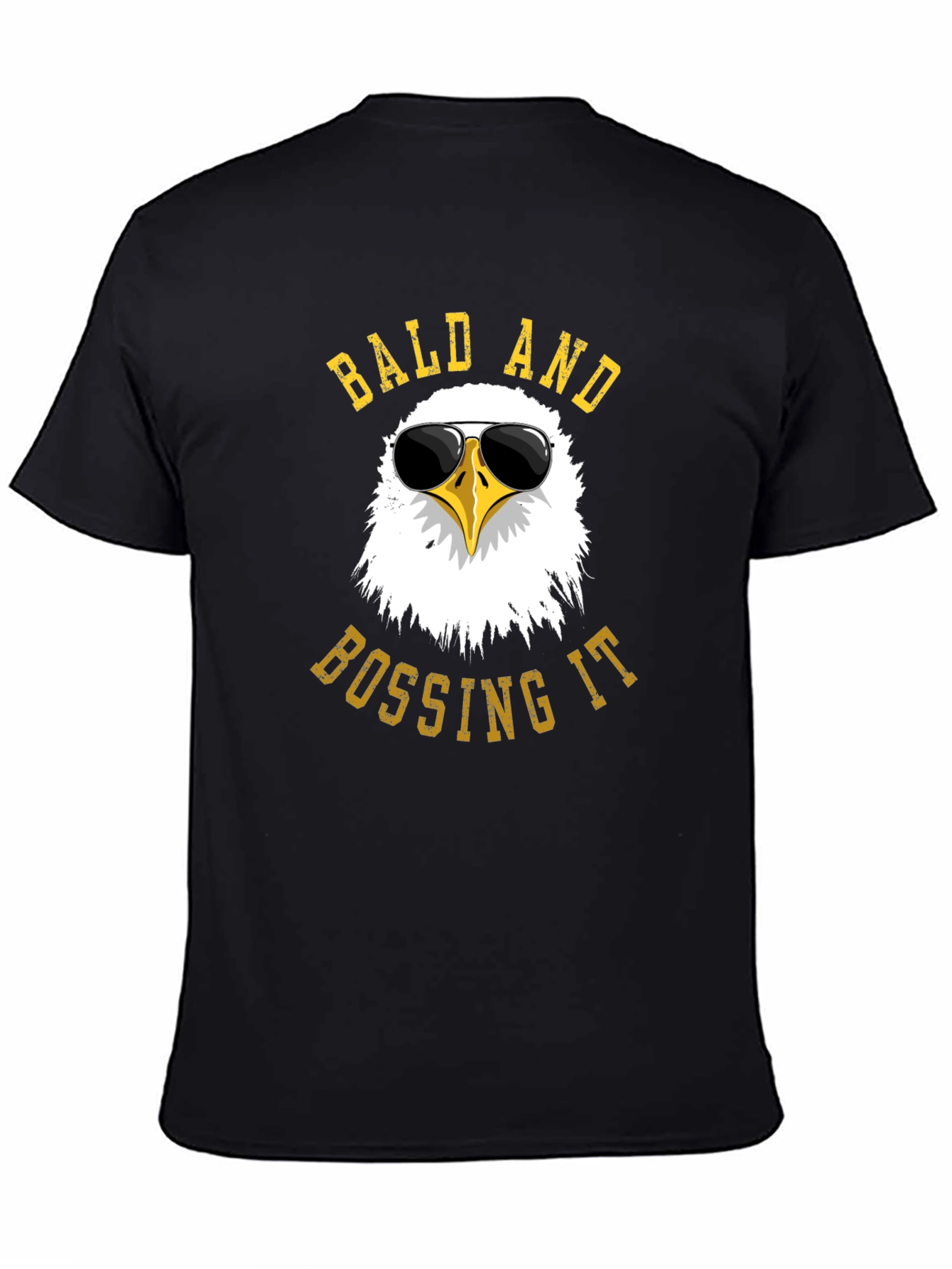 Bald and Bossing It Eagle Graphic Tee