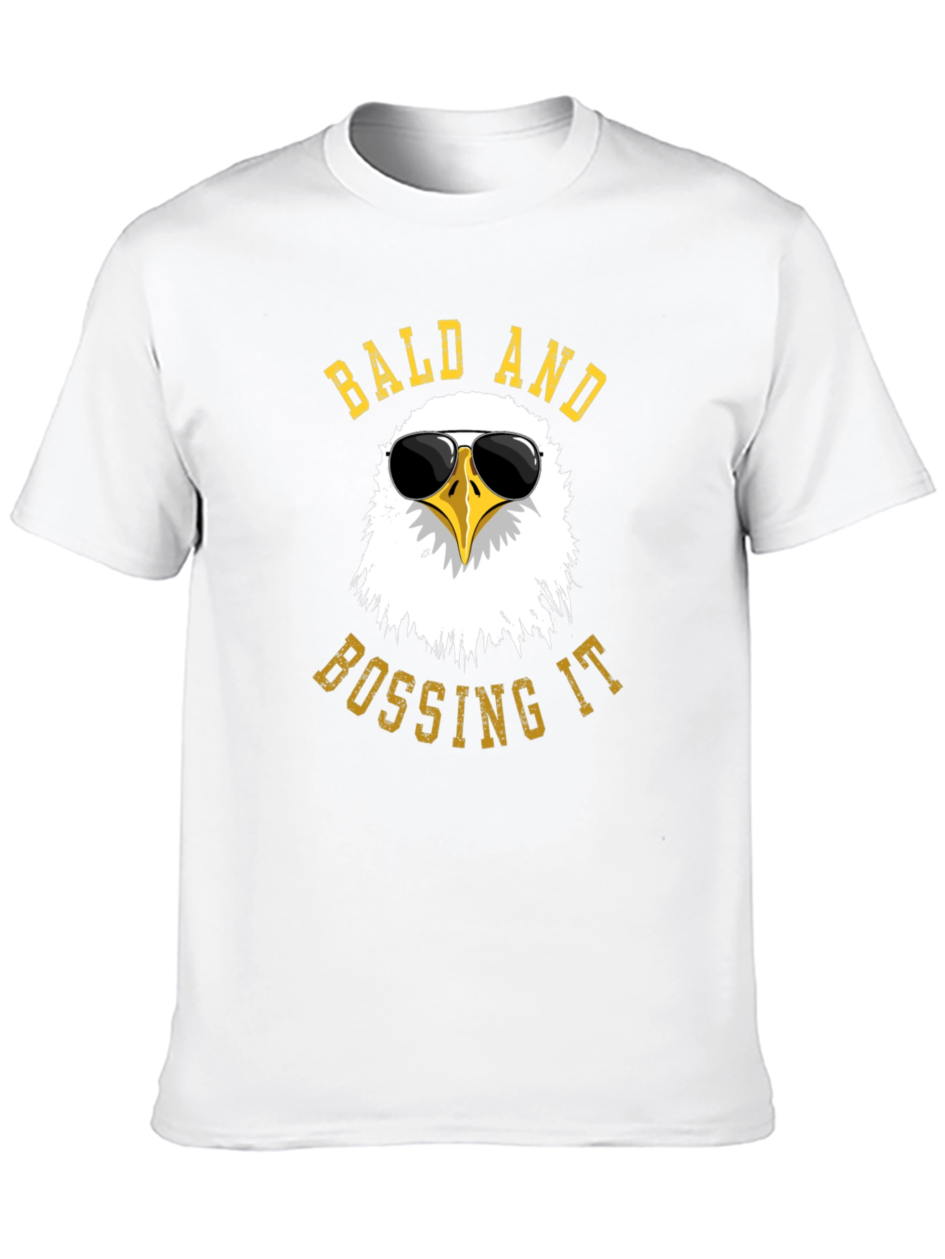 Bald and Bossing It Eagle Graphic Tee