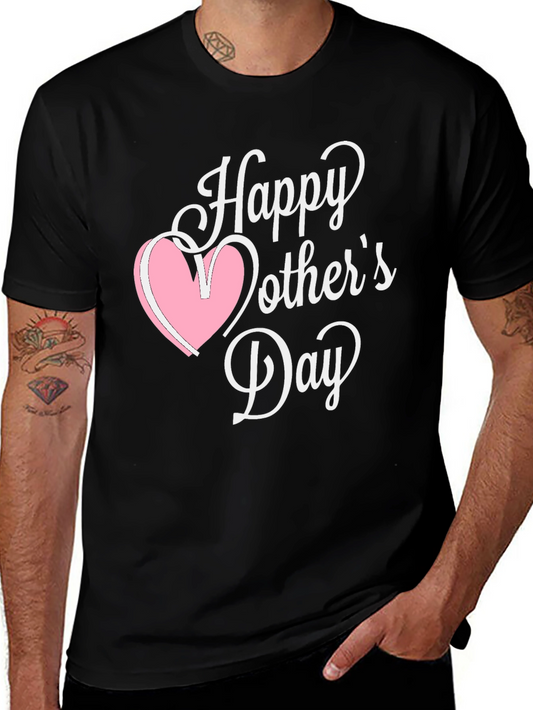 Happy Mothers Day Black T-Shirt