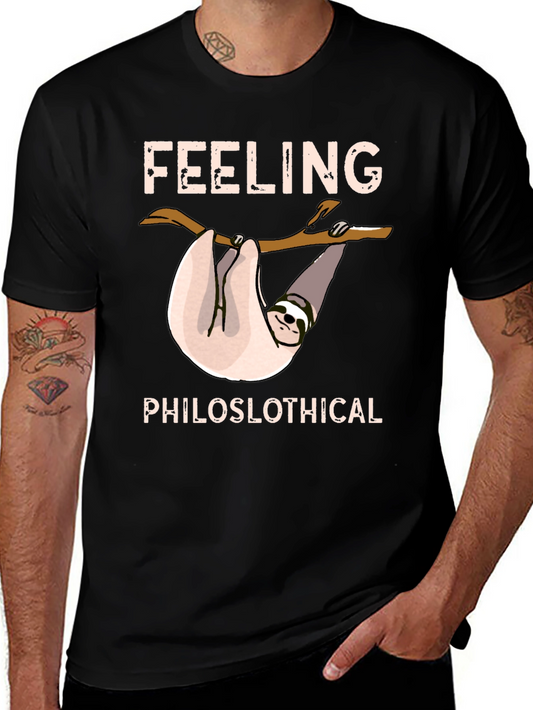 Feeling Philoslothical Sloth Graphic Tee