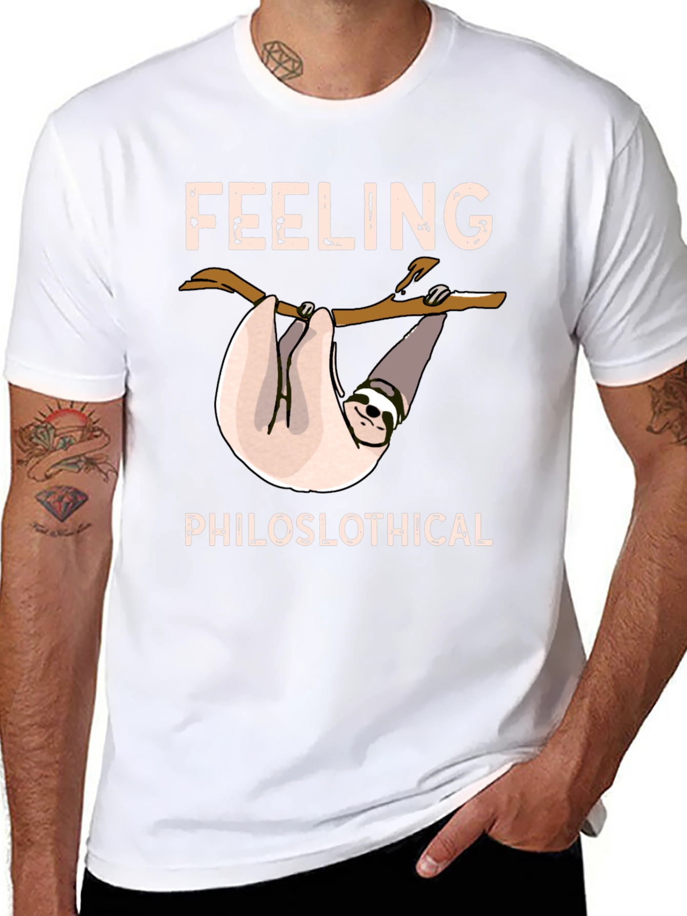 Feeling Philoslothical Sloth Graphic Tee
