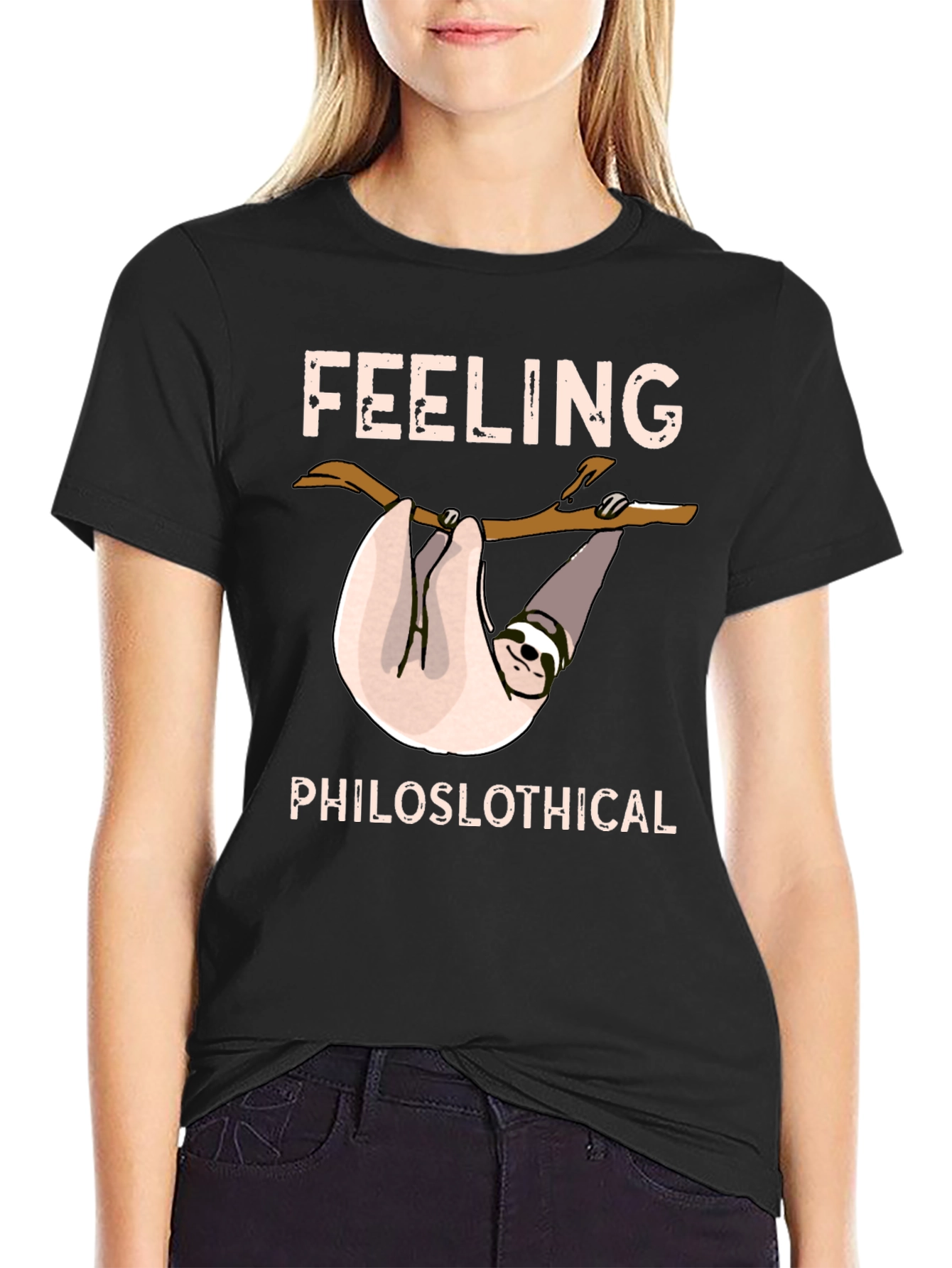 Feeling Philoslothical Sloth Graphic Tee
