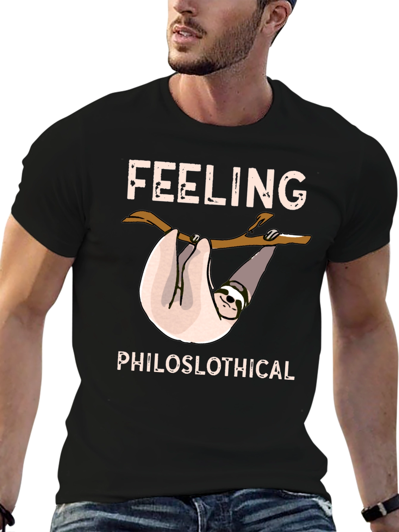 Feeling Philoslothical Sloth Graphic Tee