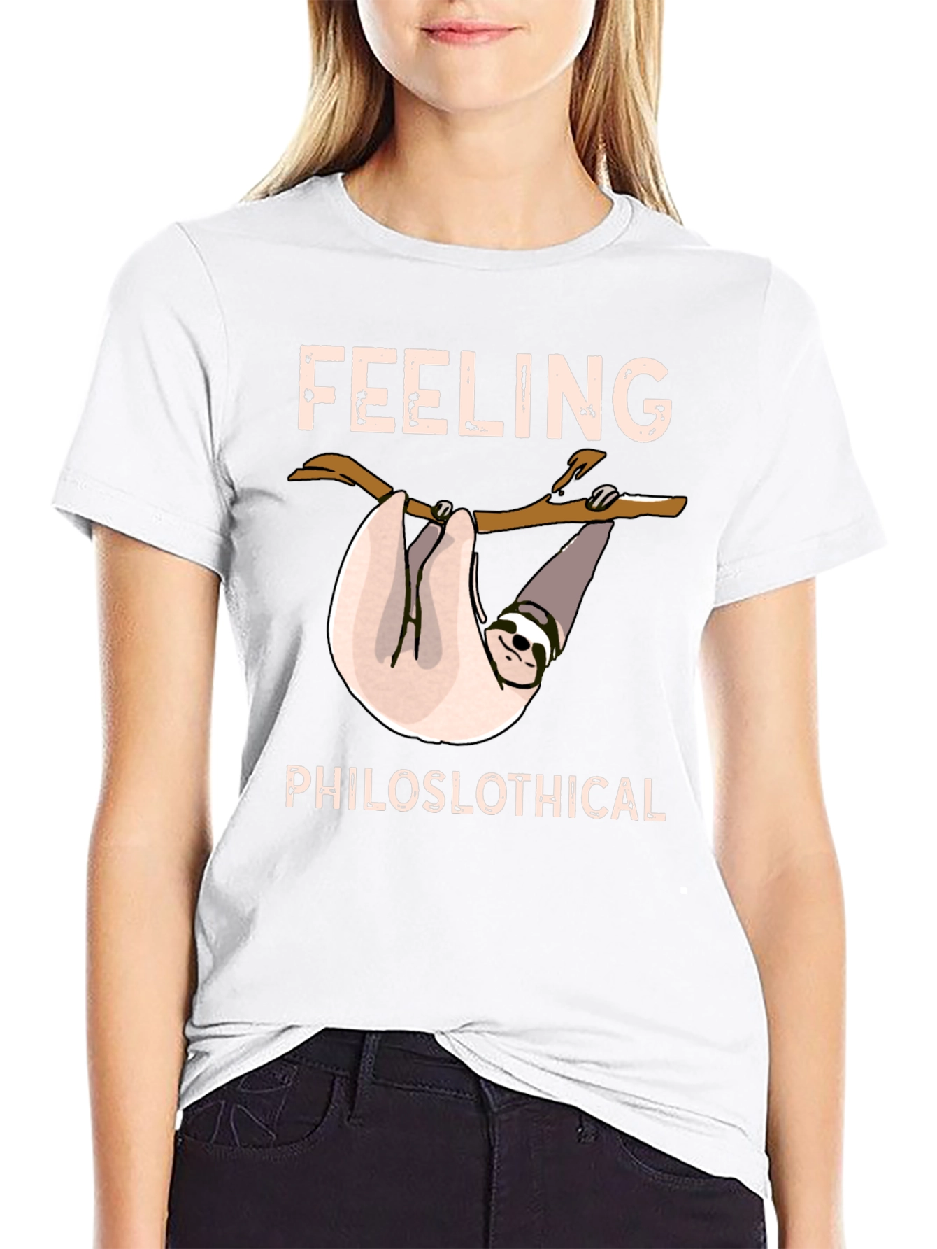 Feeling Philoslothical Sloth Graphic Tee