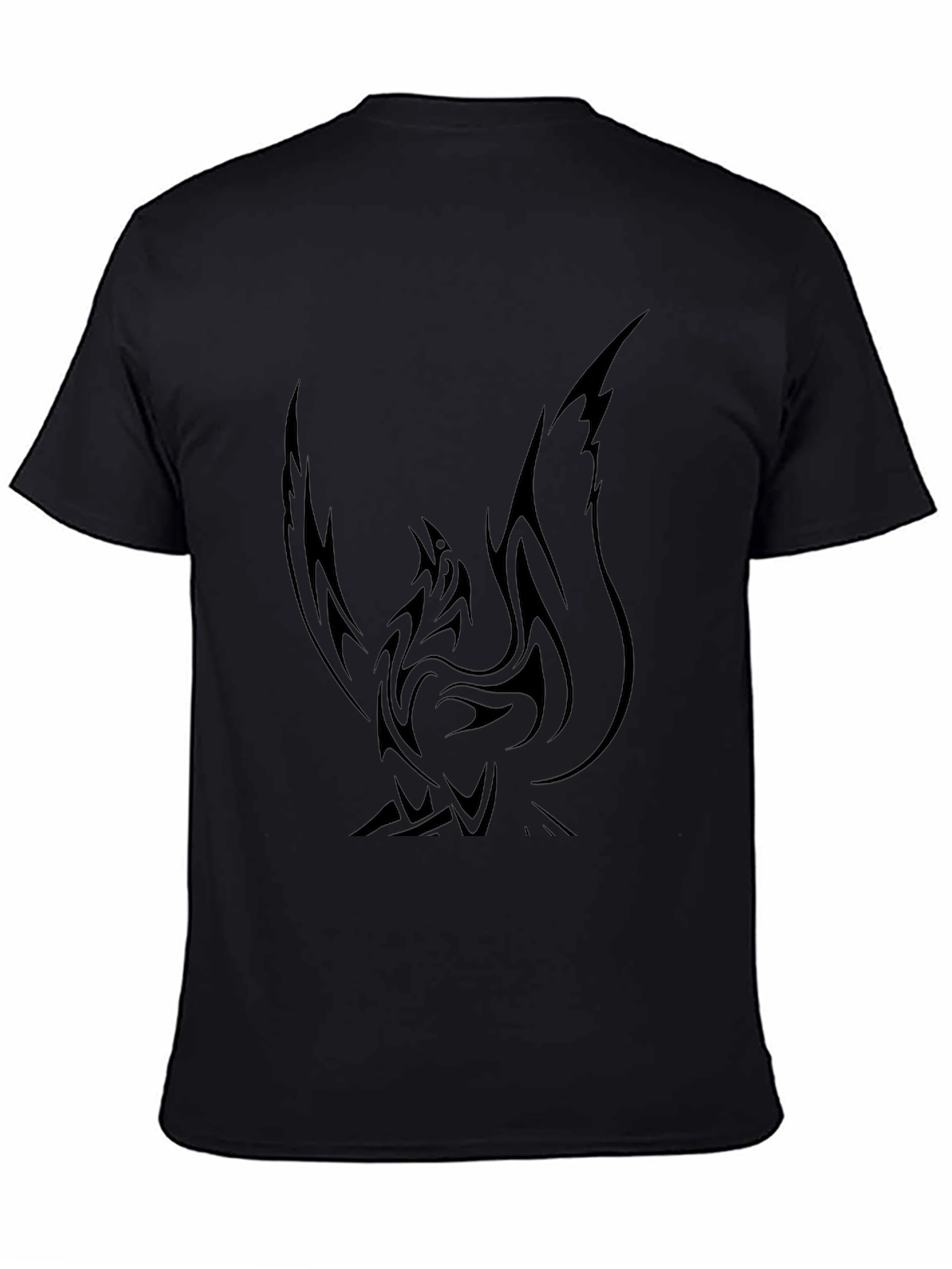 Phoenix Graphic Tee - Black T-Shirt for Men