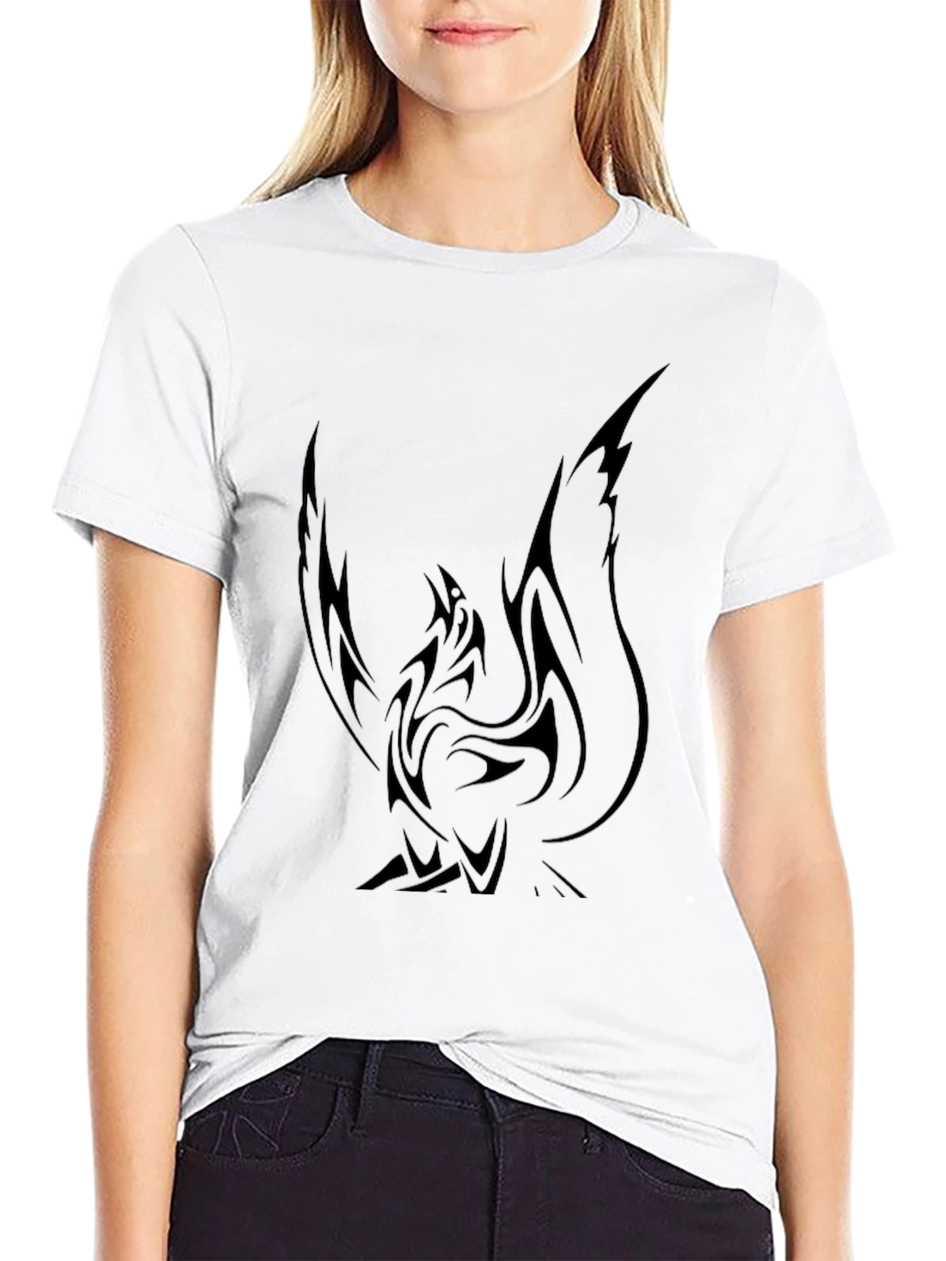 Phoenix Graphic Tee - Black T-Shirt for Men