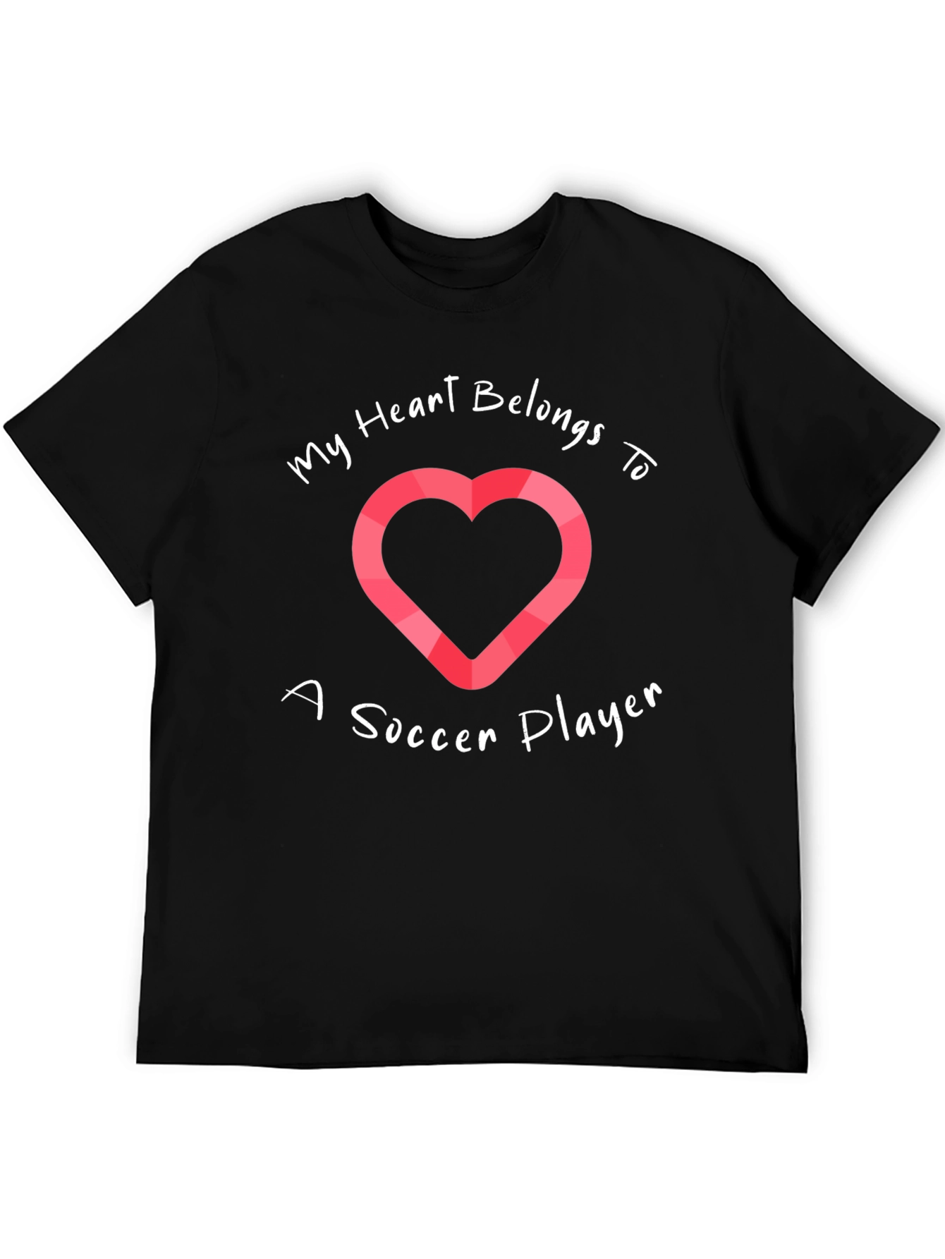 Soccer Player Heart T-Shirt - My Heart Belongs To