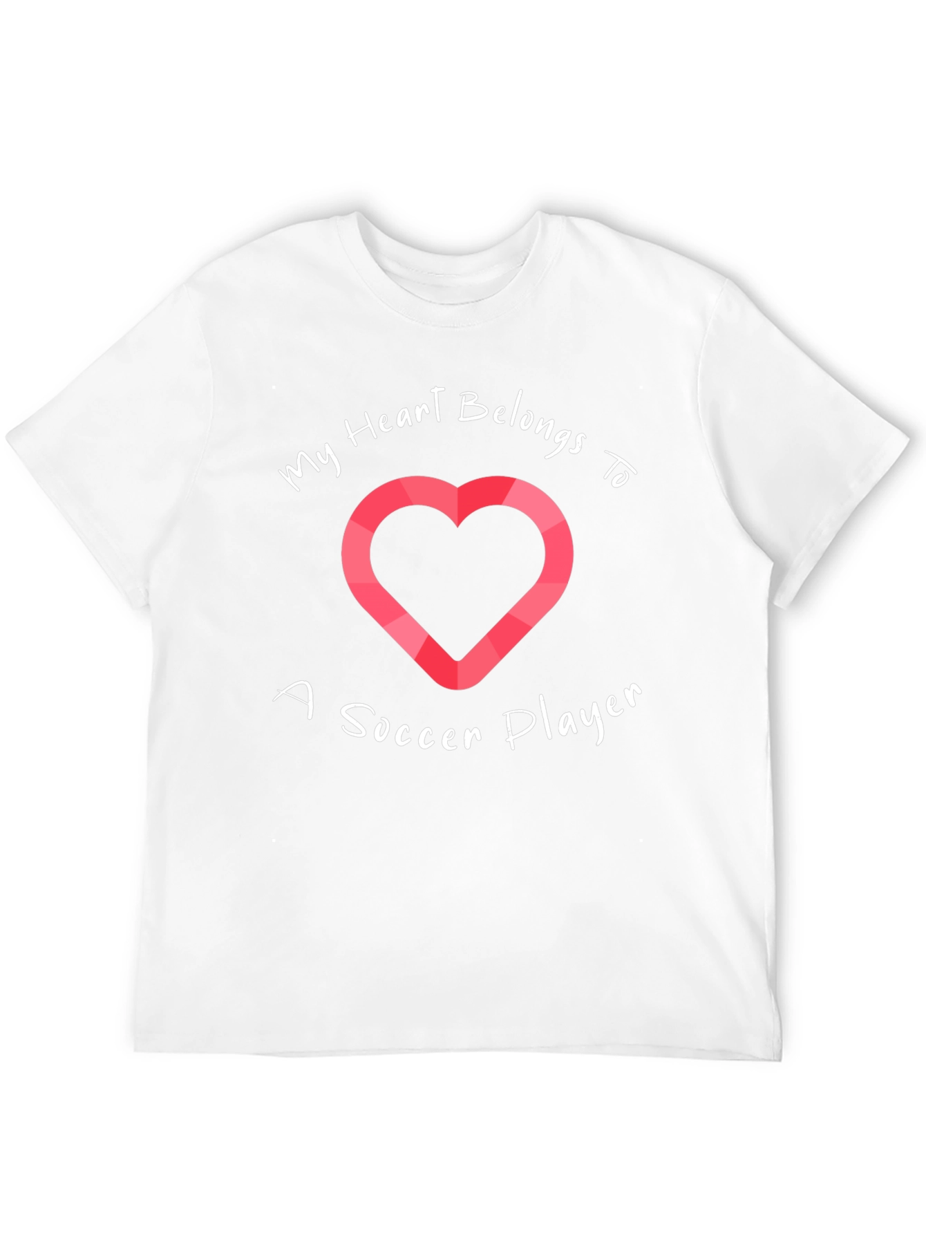 Soccer Player Heart T-Shirt - My Heart Belongs To