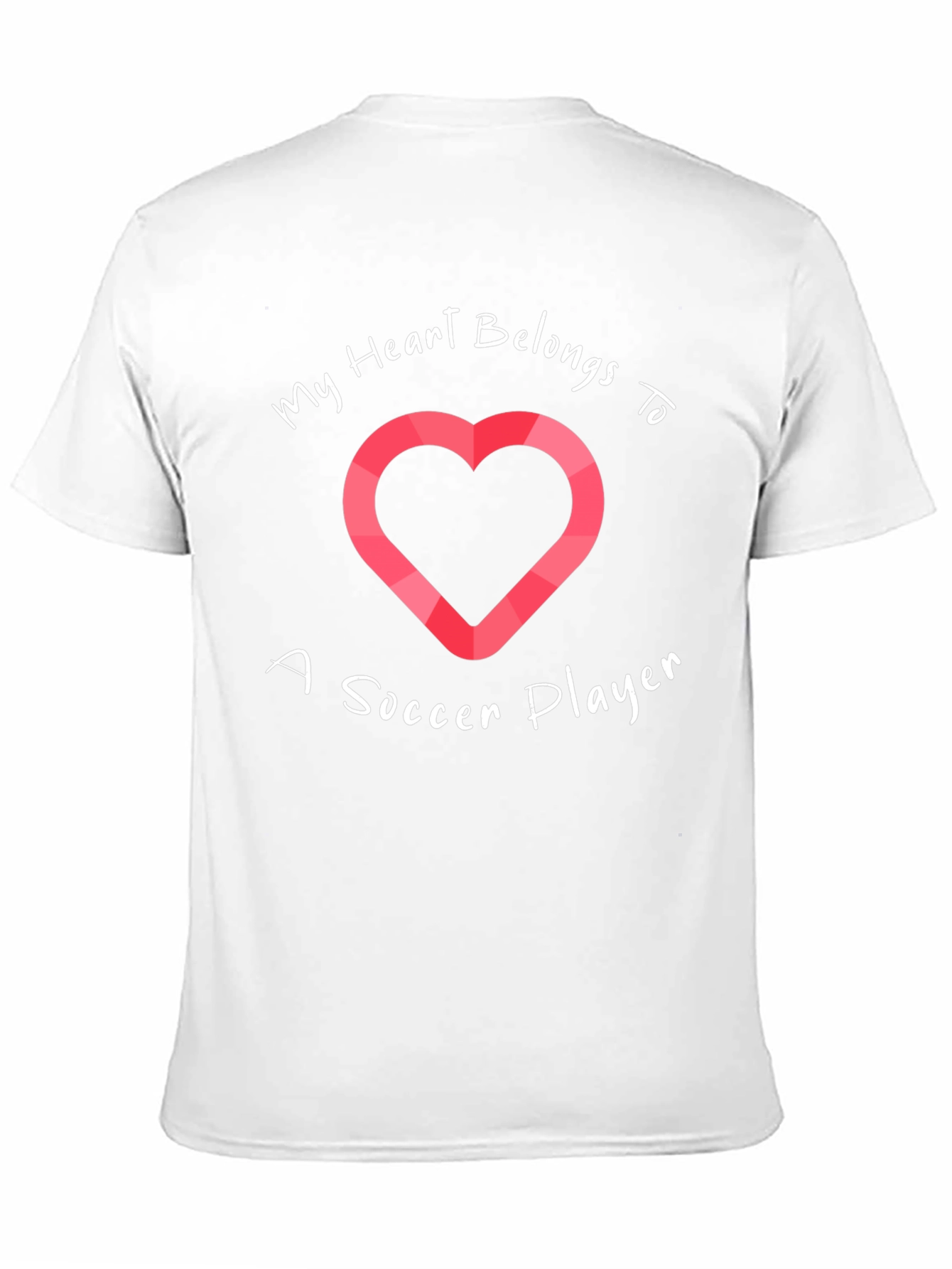 Soccer Player Heart T-Shirt - My Heart Belongs To