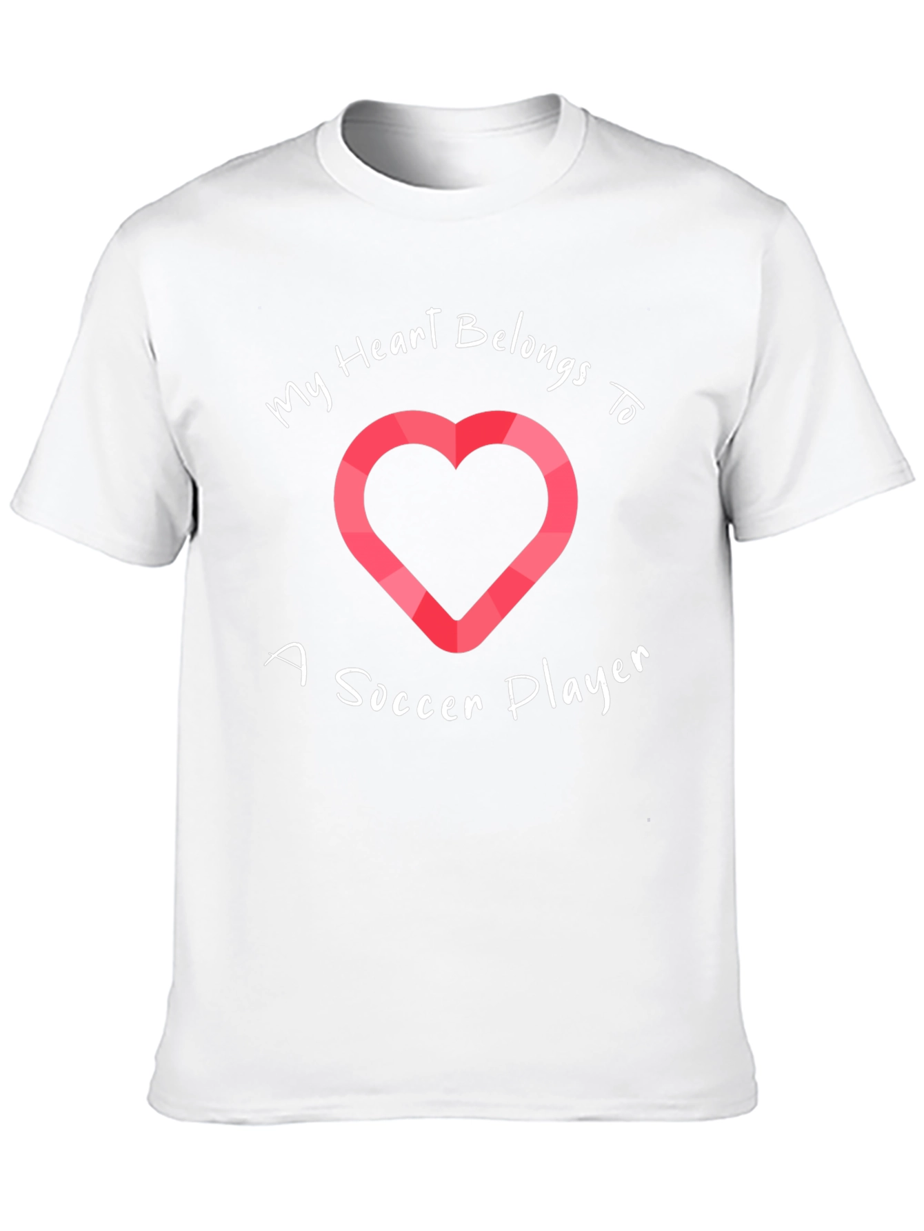 Soccer Player Heart T-Shirt - My Heart Belongs To