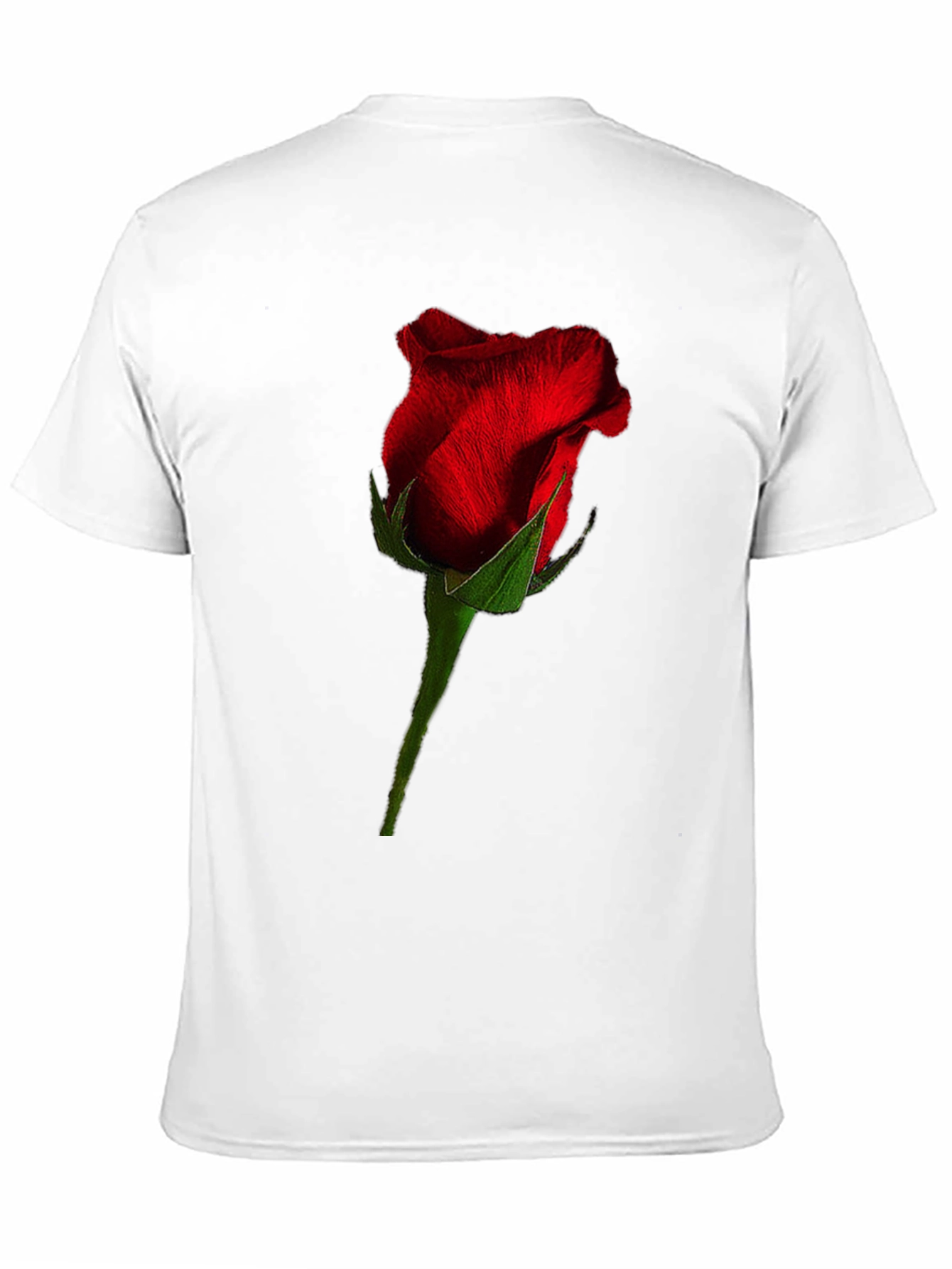 Rose Graphic Black T-Shirt - Floral Casual Tee