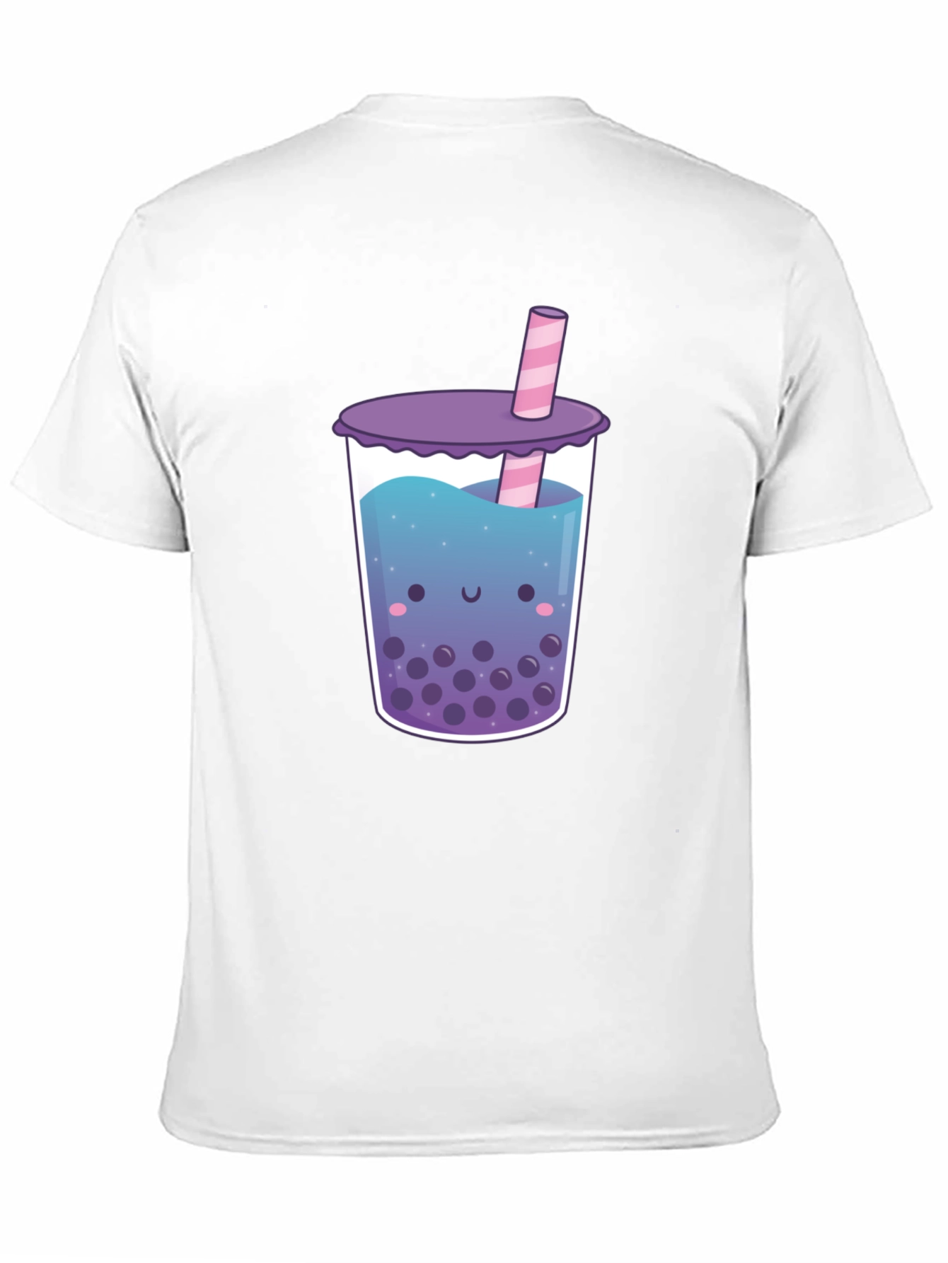 Kawaii Bubble Tea Graphic Tee - Unisex Black T-Shirt