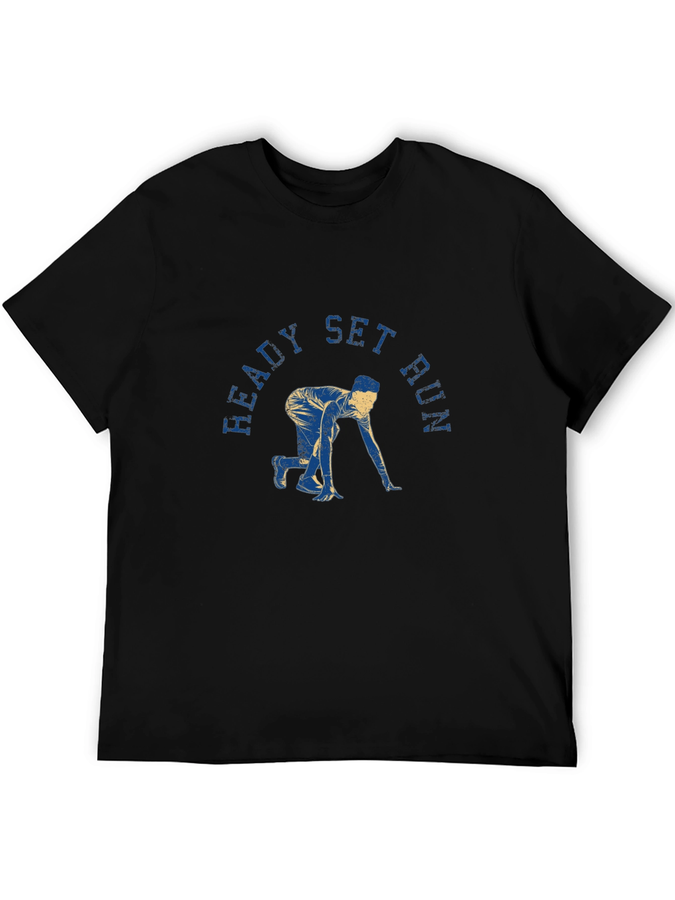 Ready Set Run Graphic Tee - Black