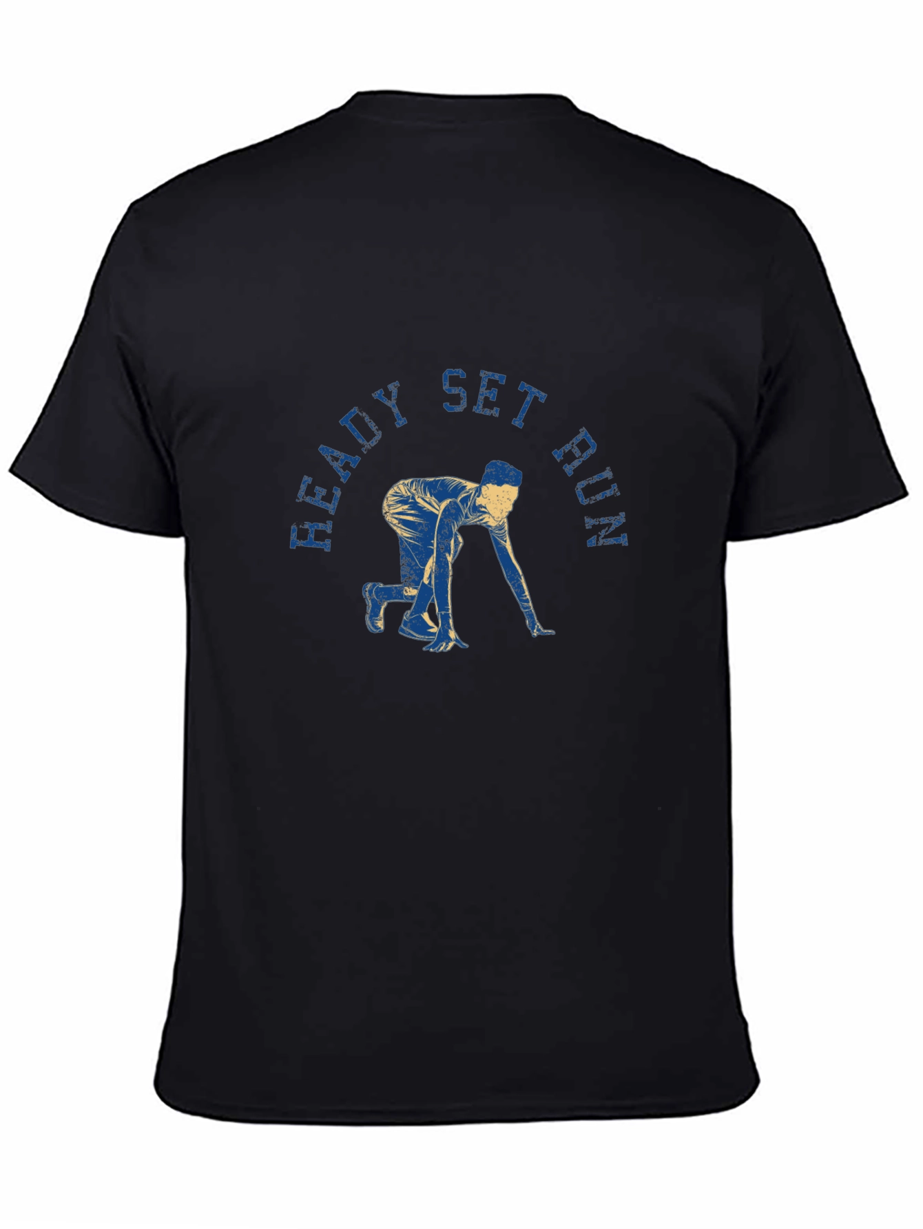 Ready Set Run Graphic Tee - Black