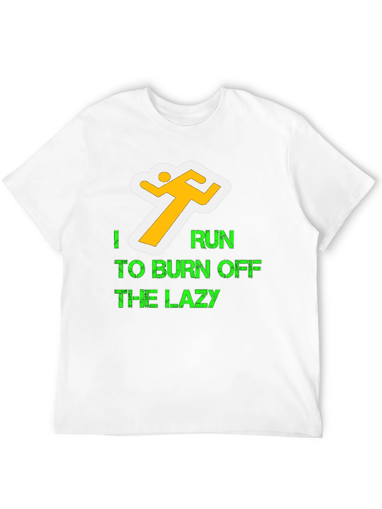 I Run To Burn Off The Lazy Graphic Tee