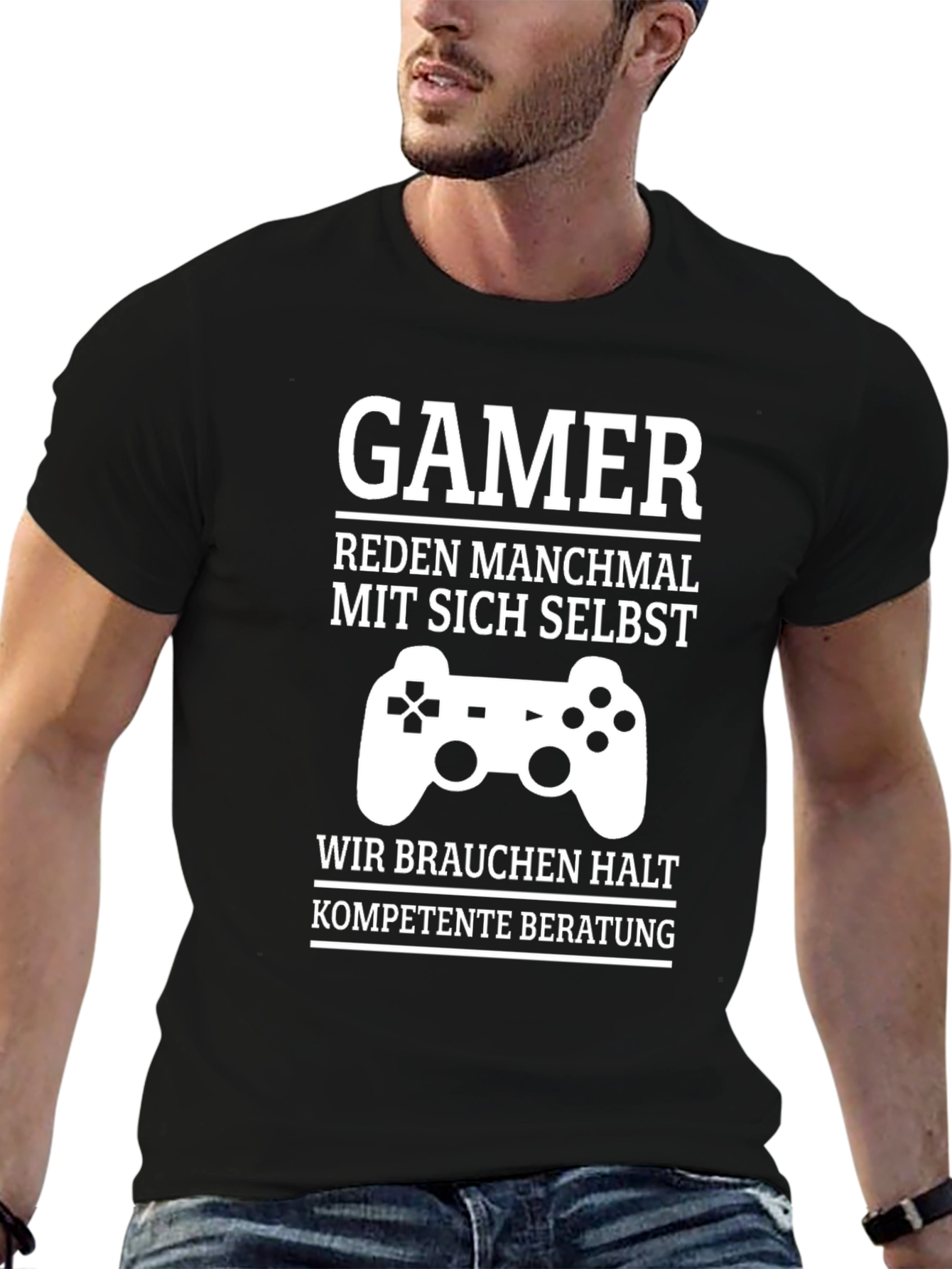 Gamer T-Shirt - Funny Slogan Controller Design