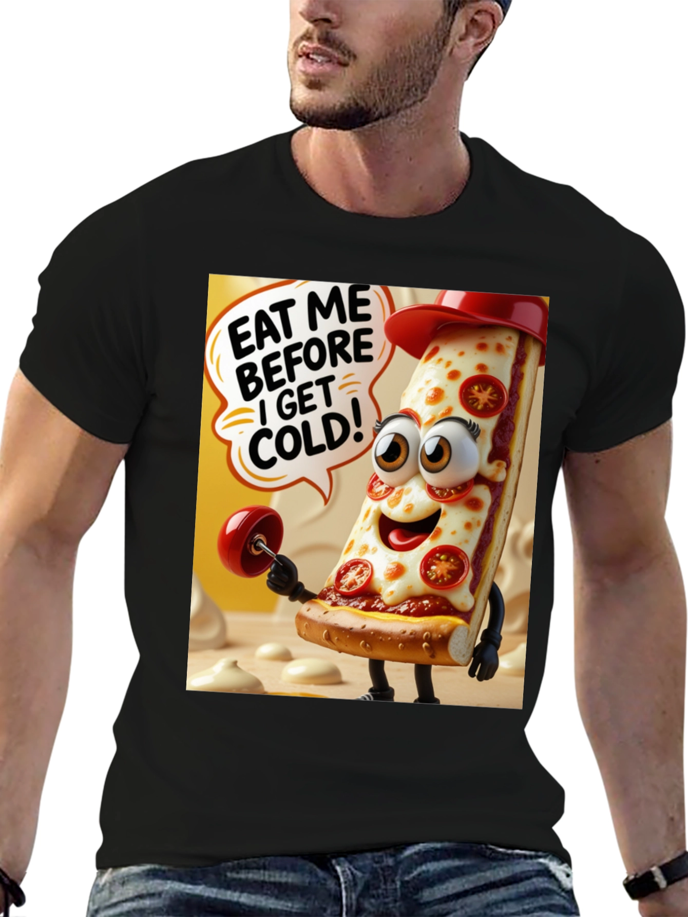 Pizza Lovers Graphic T-Shirt
