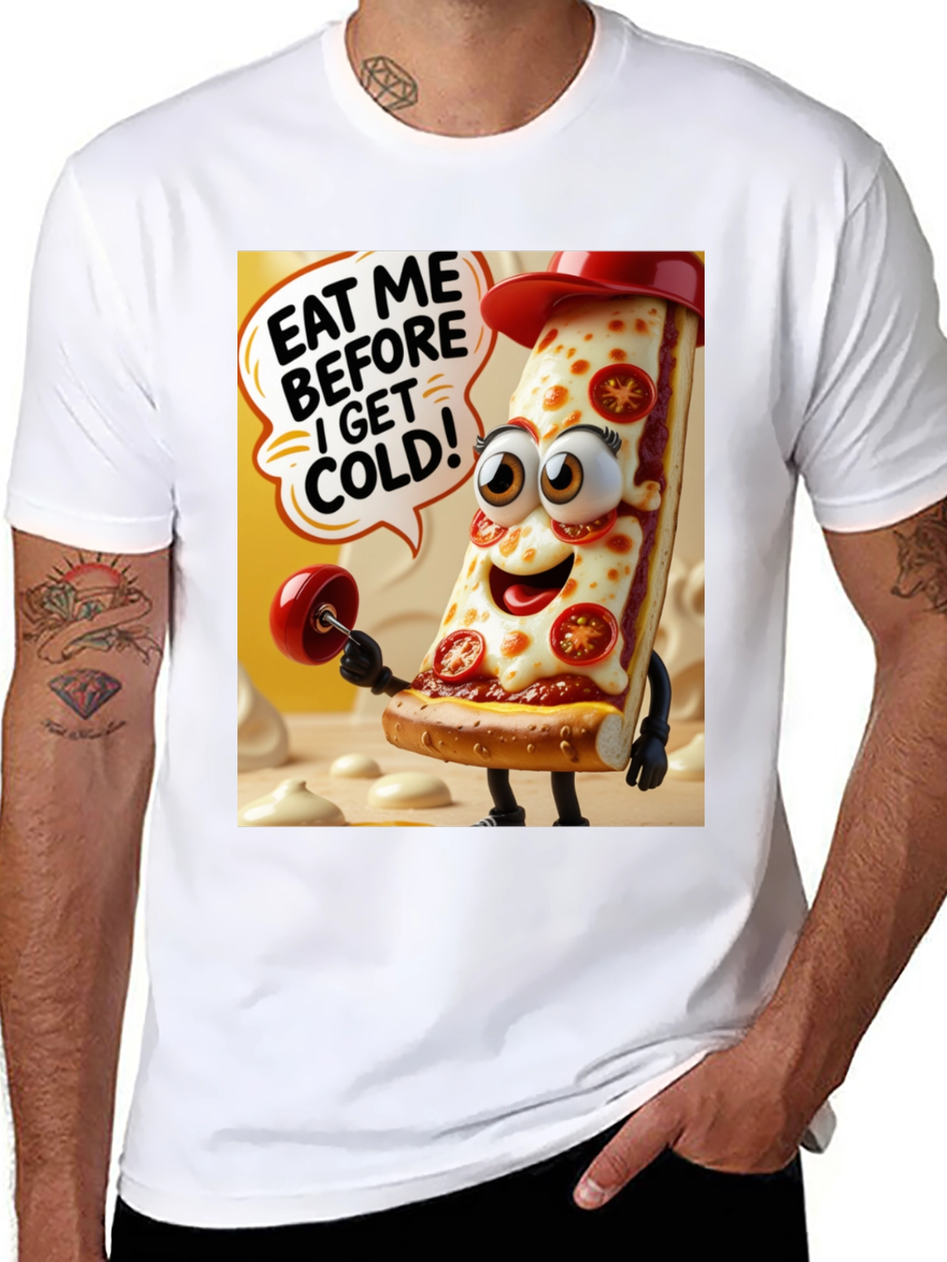 Pizza Lovers Graphic T-Shirt