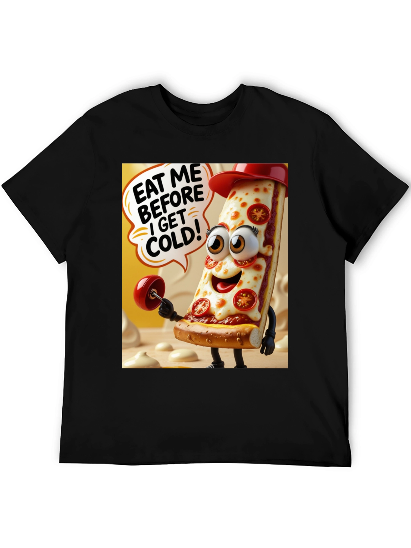 Pizza Lovers Graphic T-Shirt
