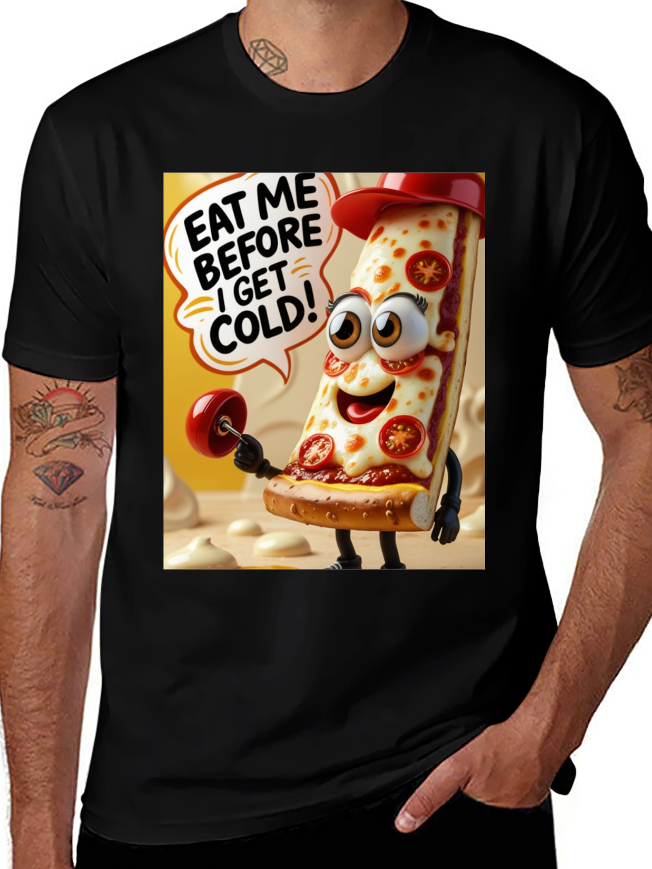 Pizza Lovers Graphic T-Shirt
