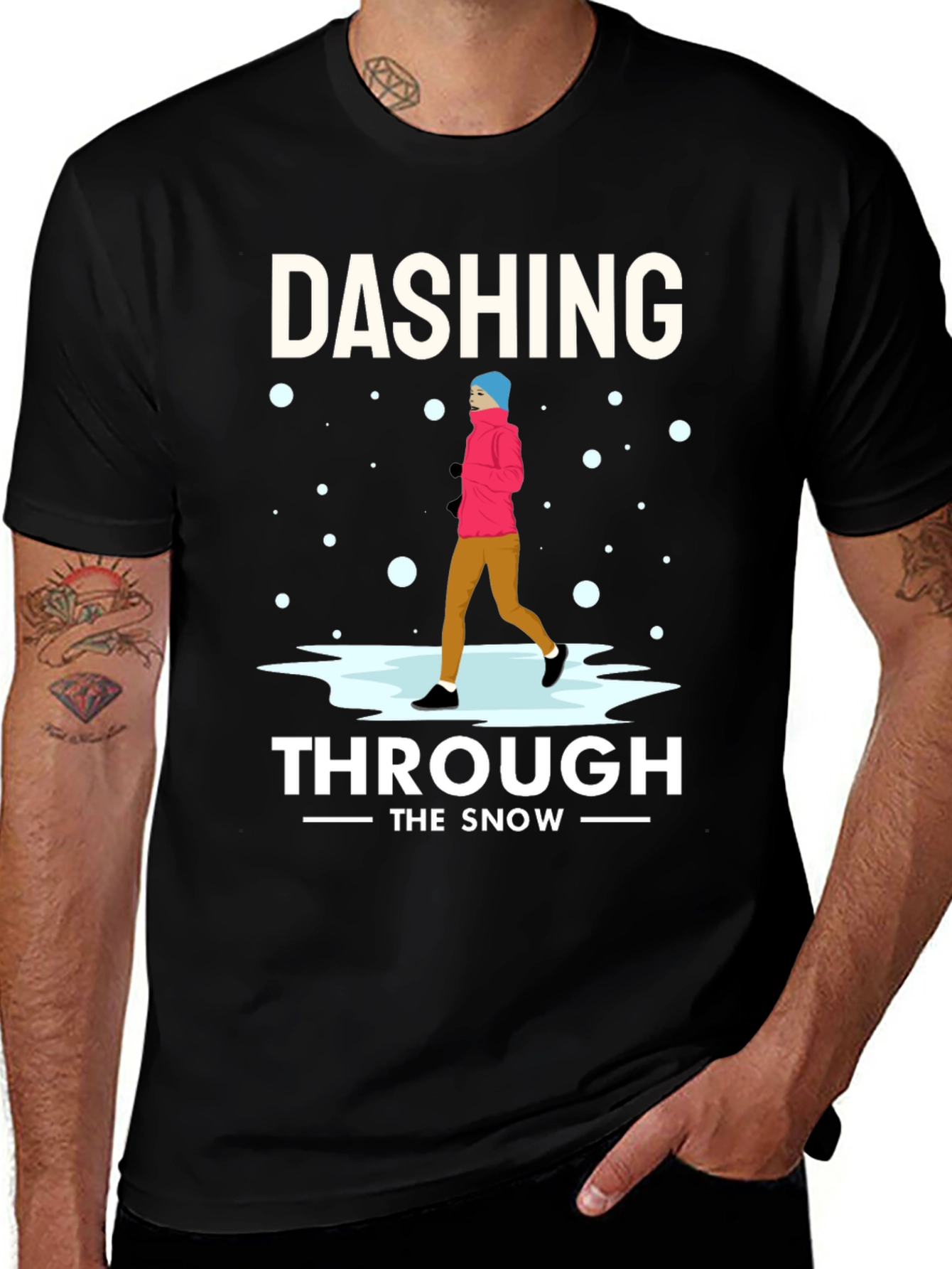 Dashing Through The Snow Graphic Tee