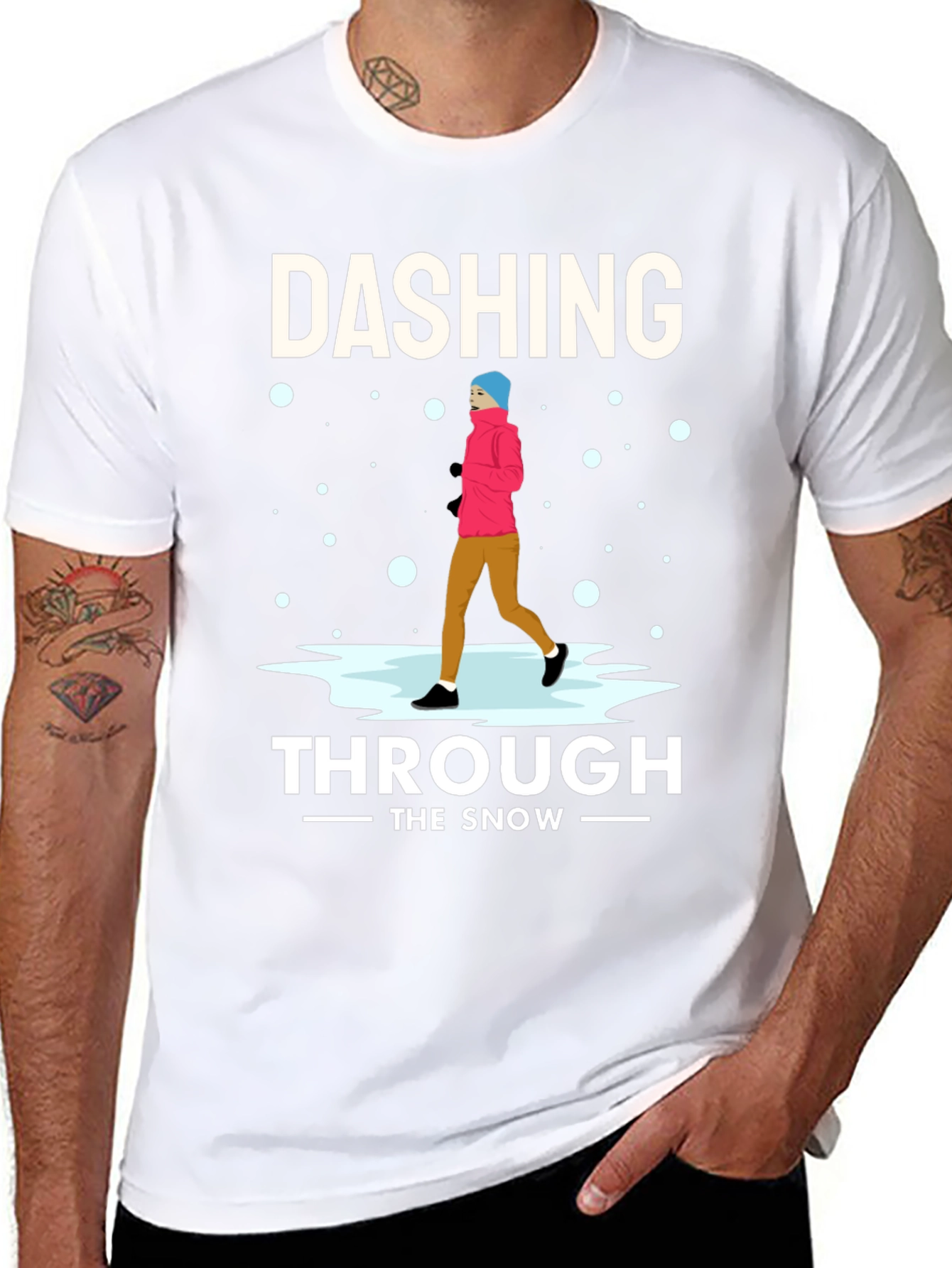 Dashing Through The Snow Graphic Tee