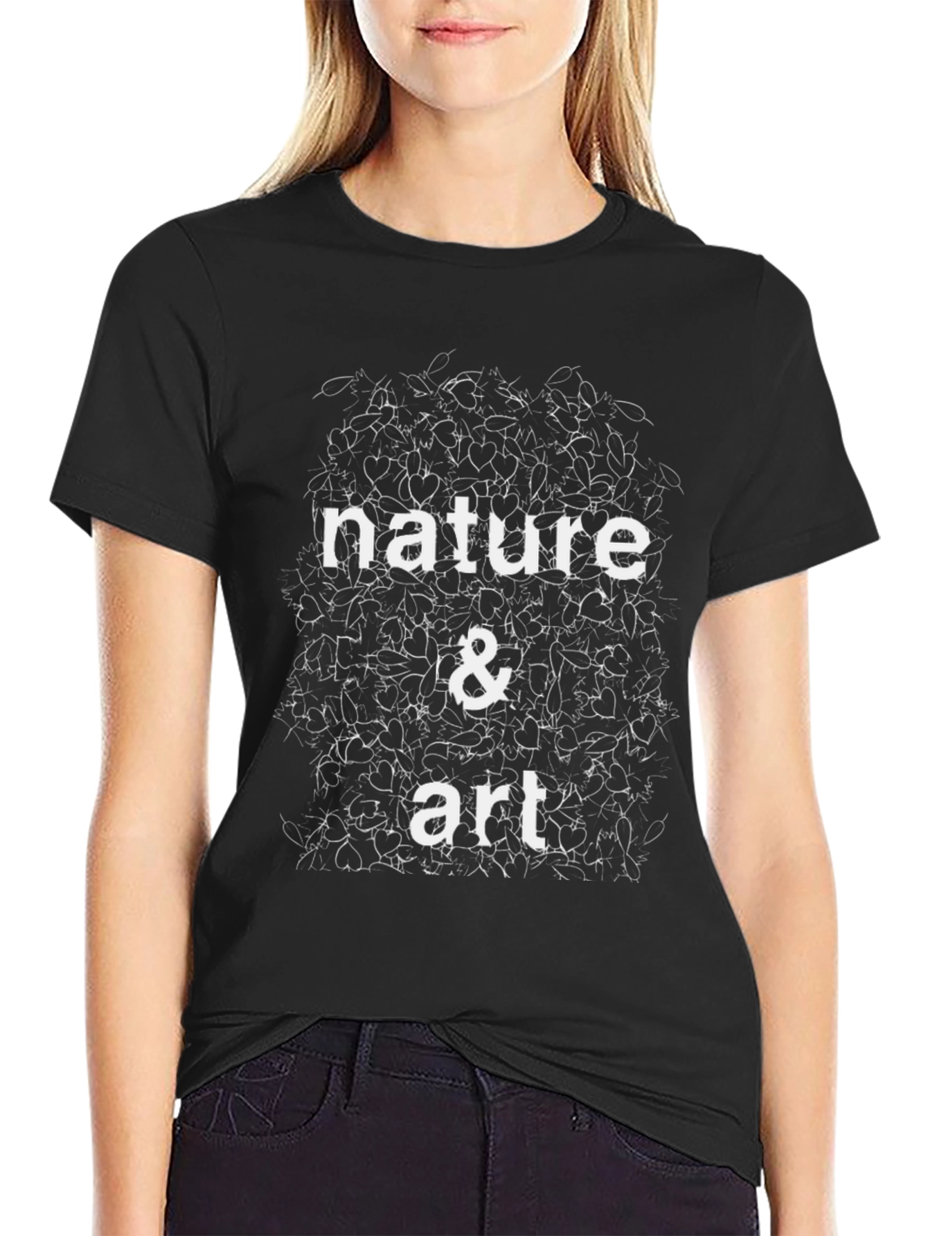 Nature & Art Graphic Tee - Stylish Casual T-Shirt