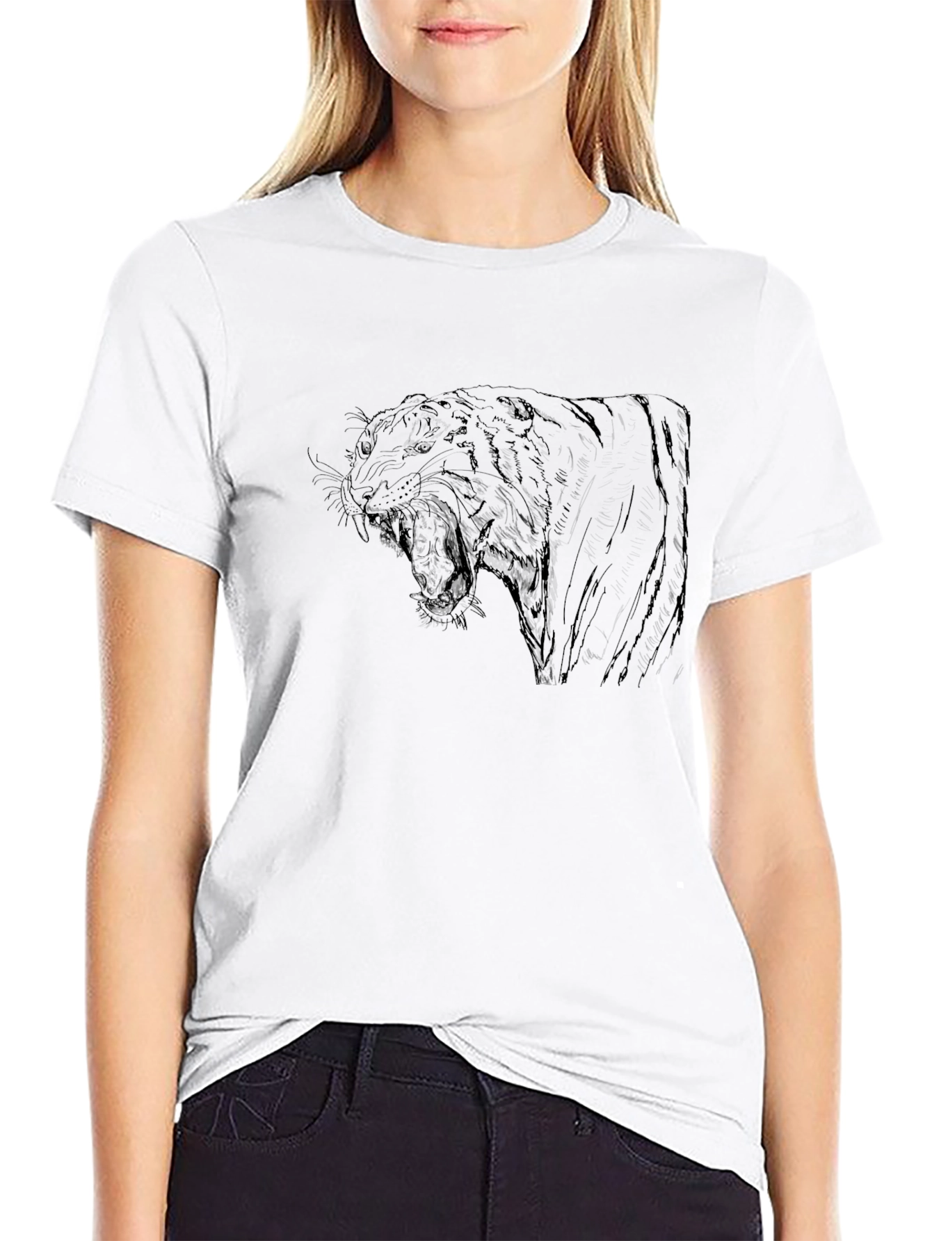 Black Tiger Graphic Tee