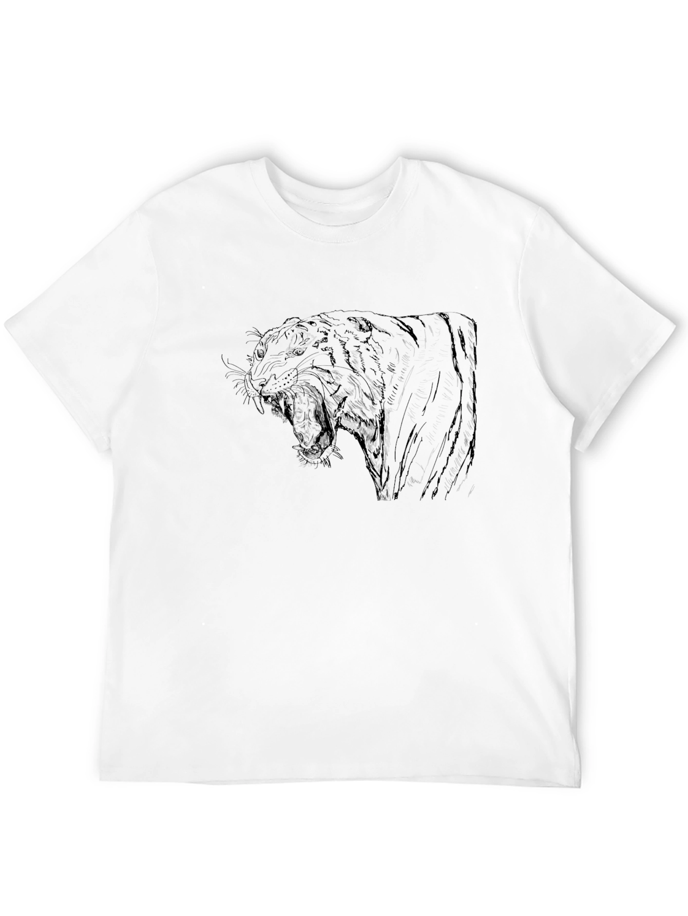 Black Tiger Graphic Tee