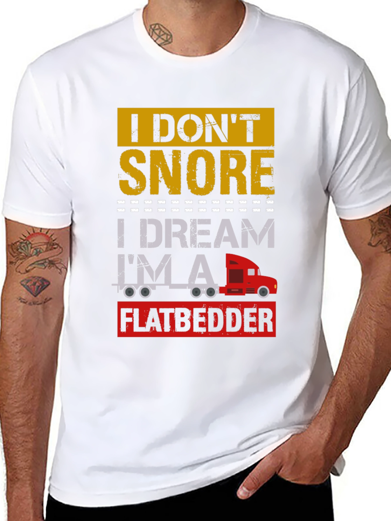 Flatbedder Dreamer Trucker T-Shirt