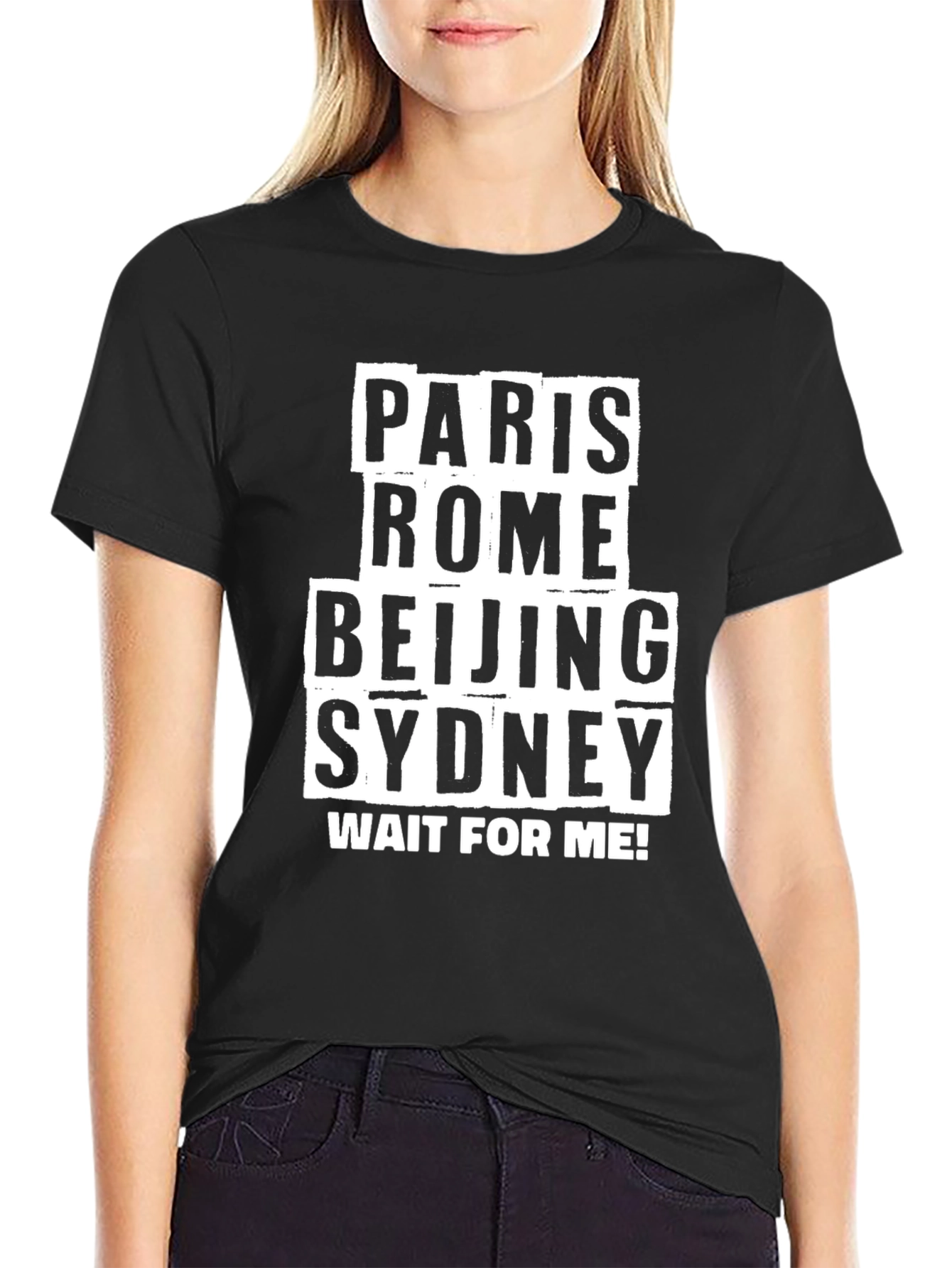 Paris Rome Beijing Sydney Travel T-Shirt